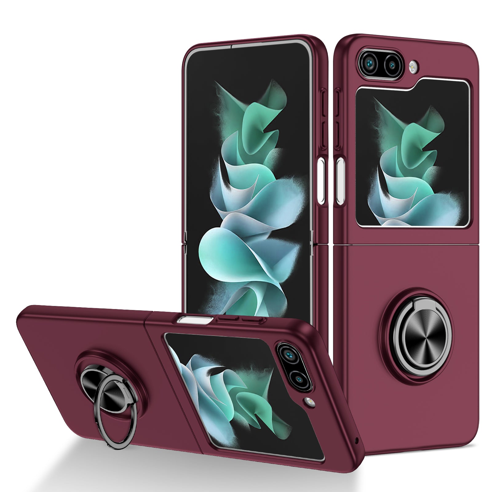 matte-frosted-rotating-ring-stand-charging-galaxy-z-flip5-case_12