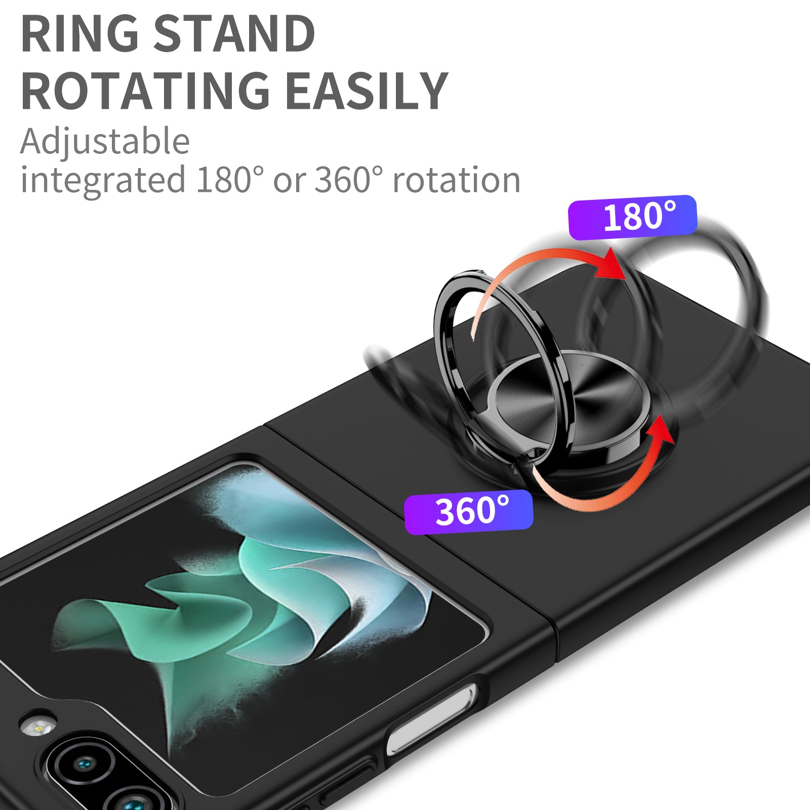 matte-frosted-rotating-ring-stand-charging-galaxy-z-flip5-case_4