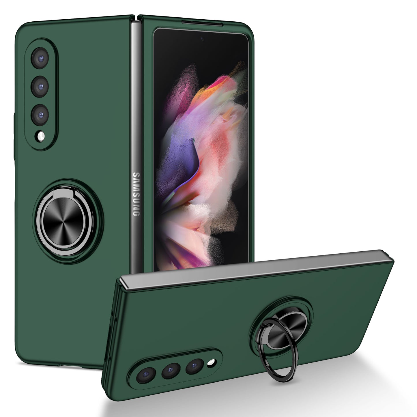 matte-frosted-rotating-ring-stand-charging-galaxy-z-fold3-case_13