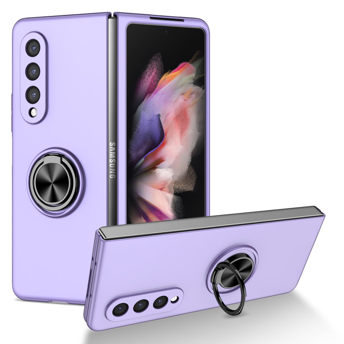 matte-frosted-rotating-ring-stand-charging-galaxy-z-fold3-case_15