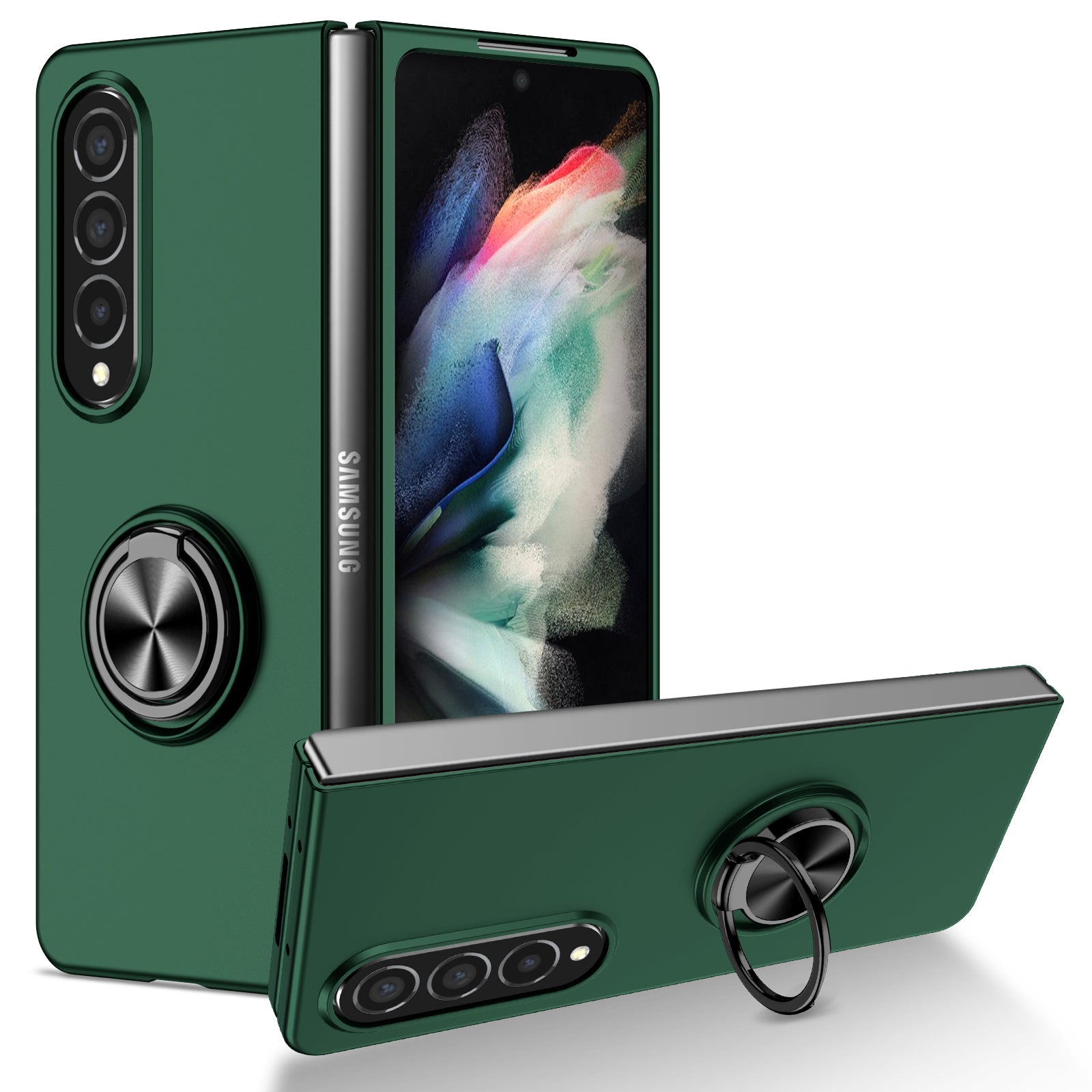 matte-frosted-rotating-ring-stand-charging-galaxy-z-fold4-case_13