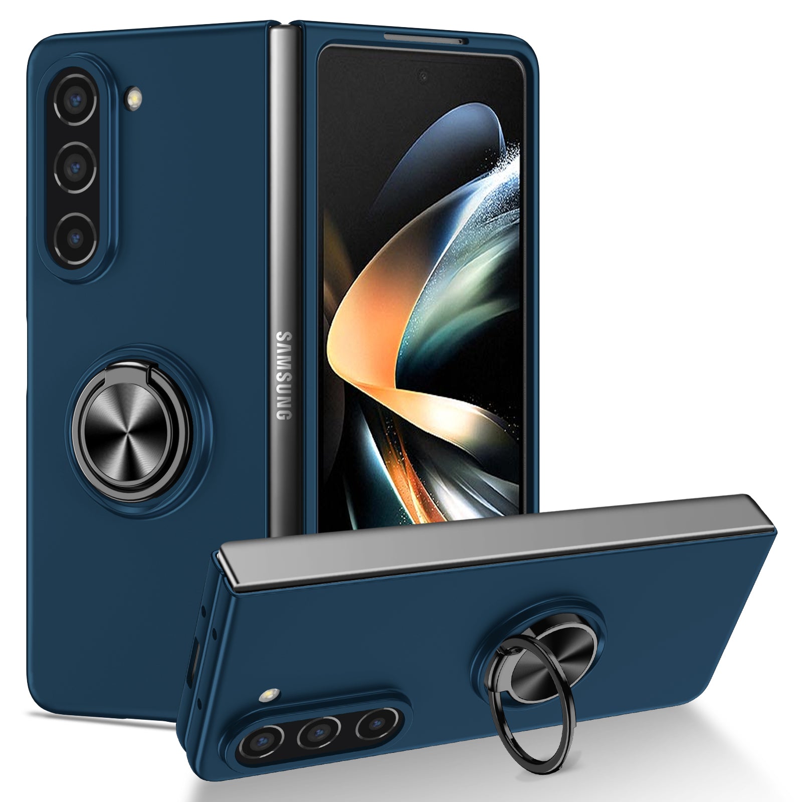 matte-frosted-rotating-ring-stand-charging-galaxy-z-fold5-case_14