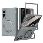 Ultramarinelife Matte Galaxy Z Fold8 Wide Magnetic Ring Stand Case Anti-Fingerprint Gray Color