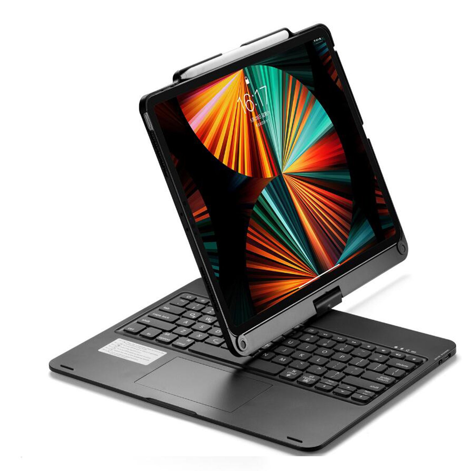 pencil-holder-clamshell-rotating-stand-ipad-air-5-keyboard-case_8