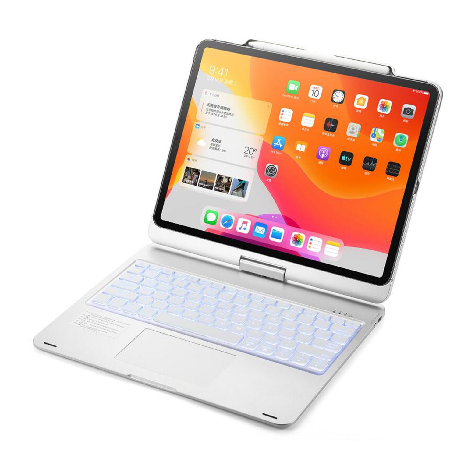 pencil-holder-clamshell-rotating-stand-ipad-pro-11-2018-keyboard-case_11