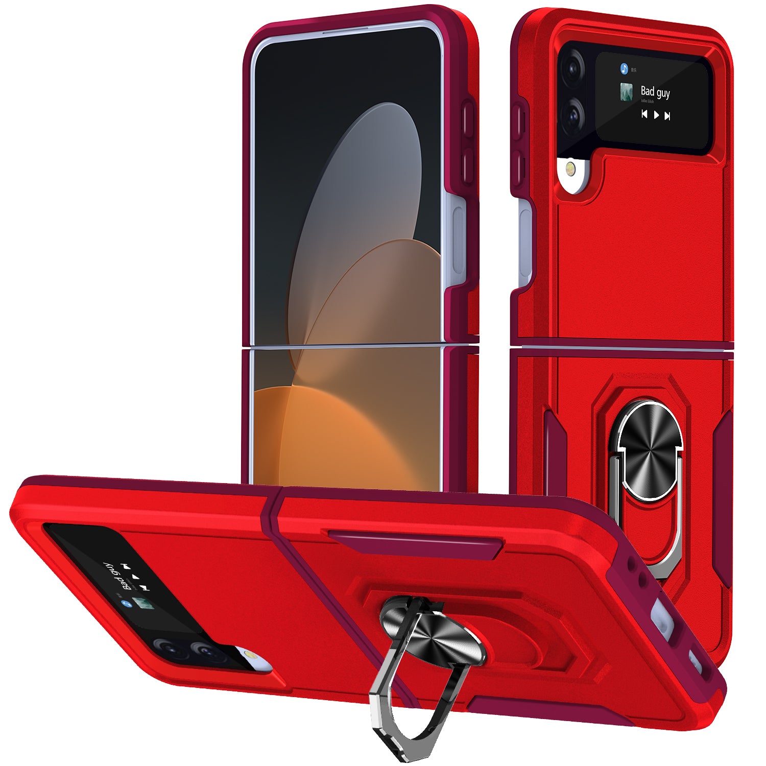 pioneer-metal-plated-ring-stand-galaxy-z-flip4-premium-case_5