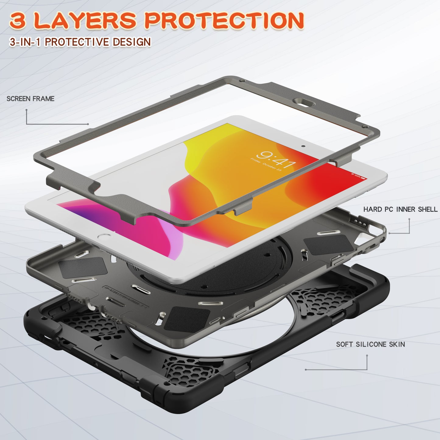 Pirate Box iPad 6 Military-grade Drop Protection Cover