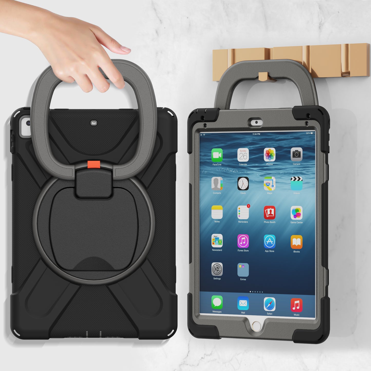 Pirate Box iPad 6 Military-grade Drop Protection Cover