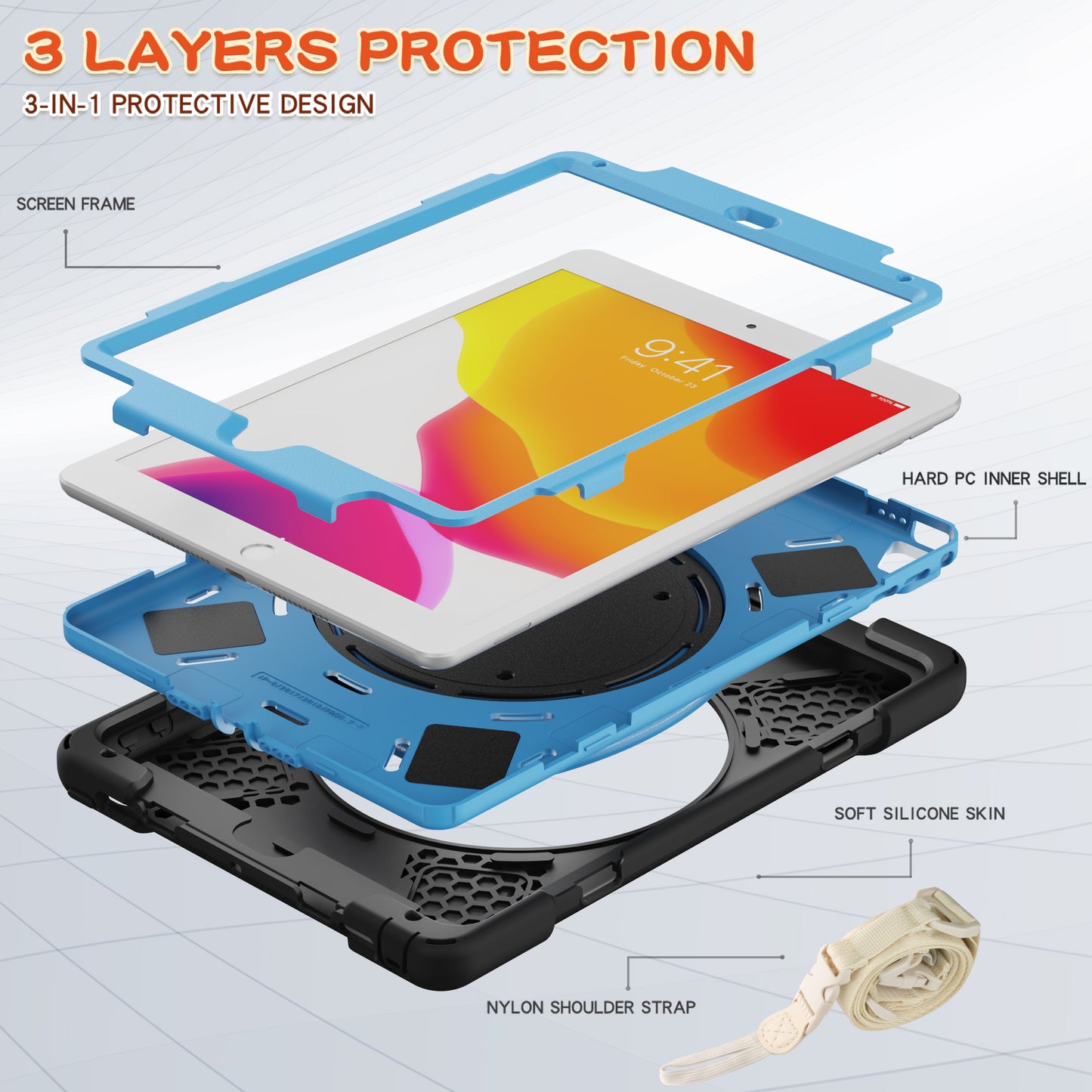 Pirate Box iPad Air 2 Military-grade Drop Protection Cover