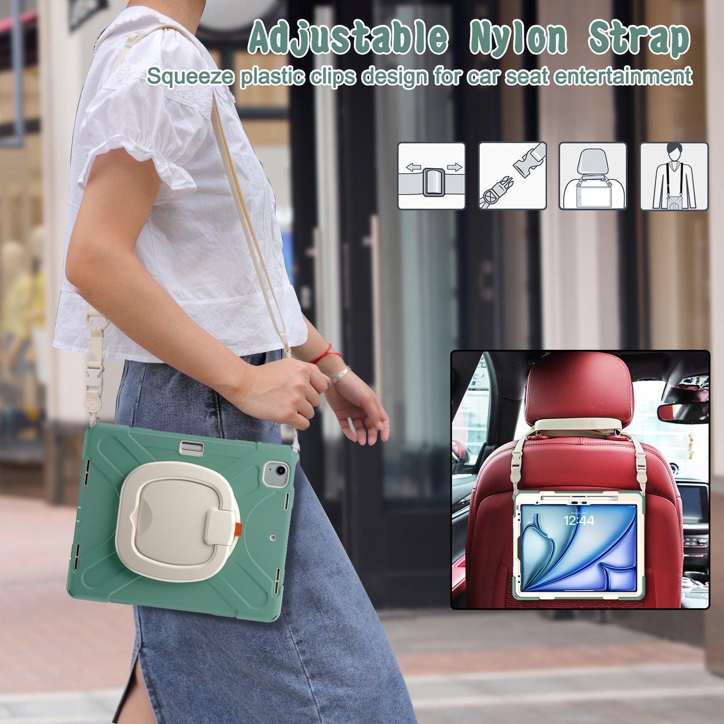 Pirate Box iPad Air 6 13" Military-grade Drop Protection Cover