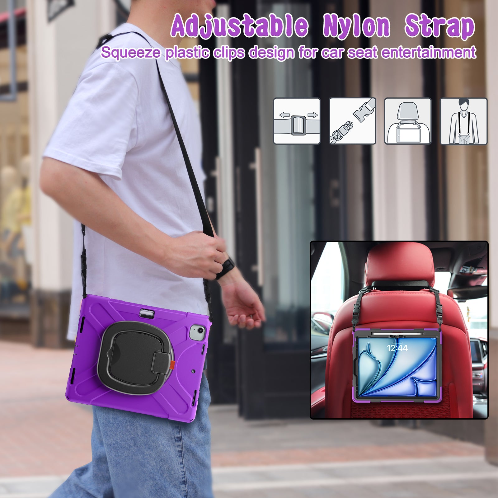 Pirate Box iPad Air 7 13" Military-grade Drop Protection Cover