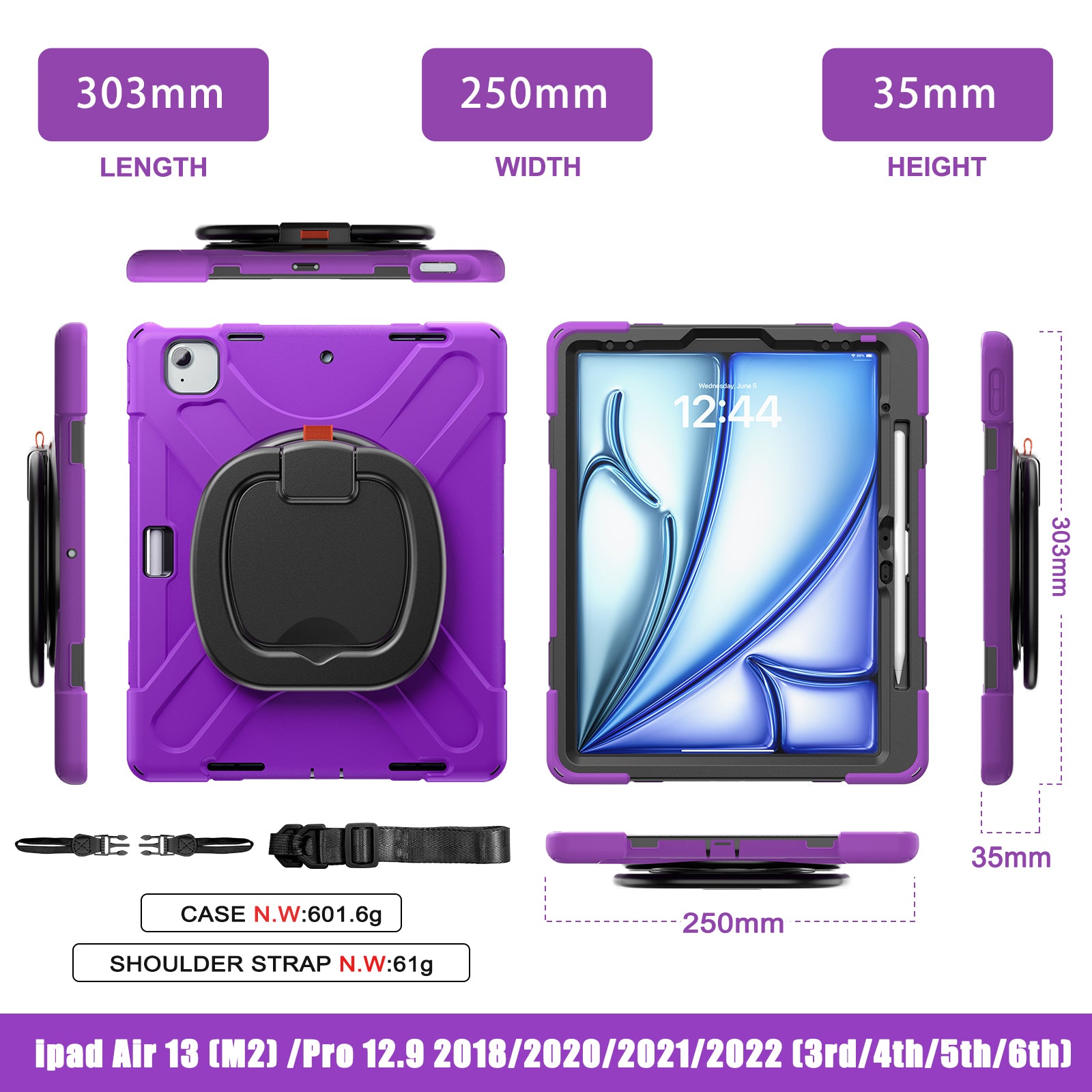 Pirate Box iPad Air 7 13" Military-grade Drop Protection Cover