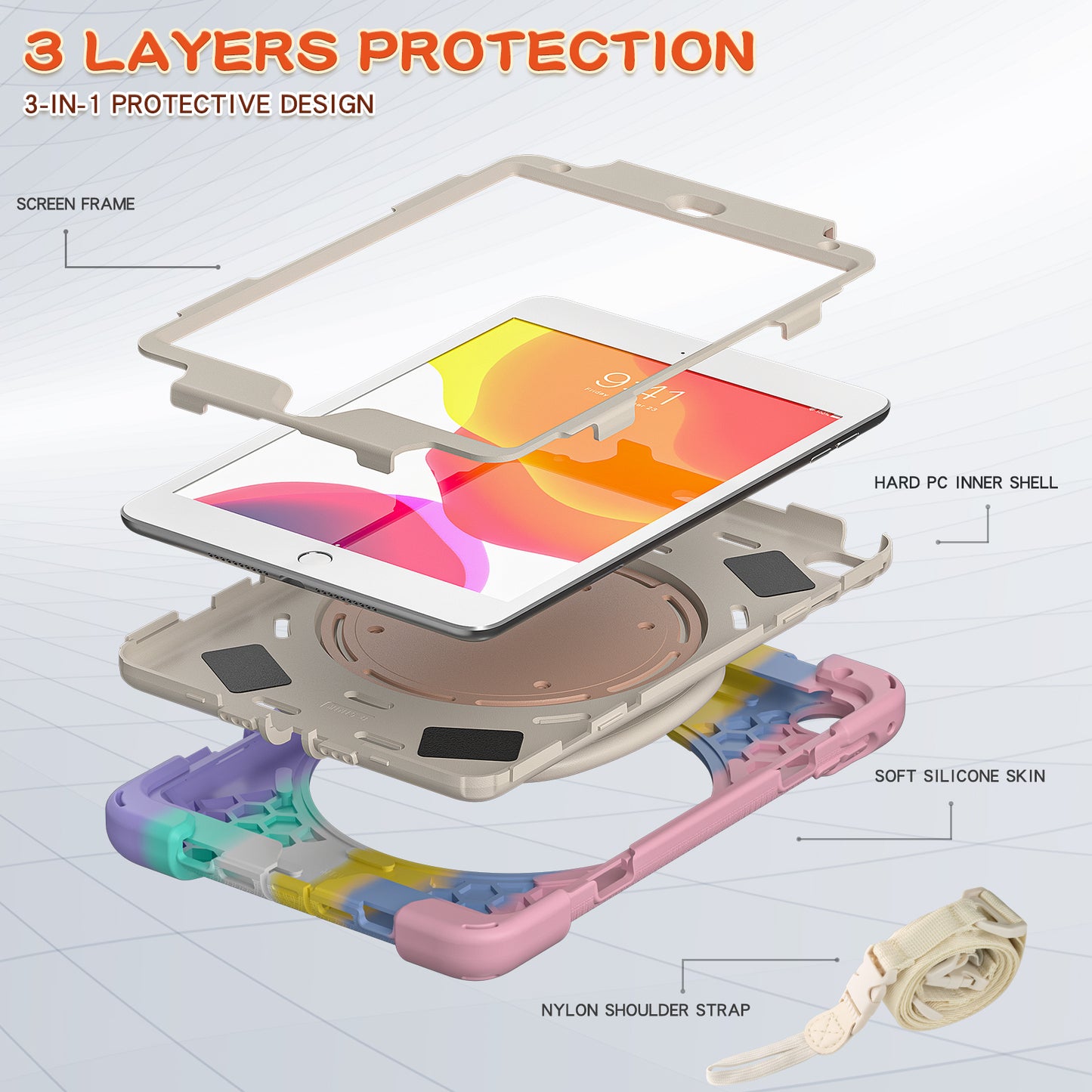 Pirate Box iPad Mini 4 Military-grade Drop Protection Cover