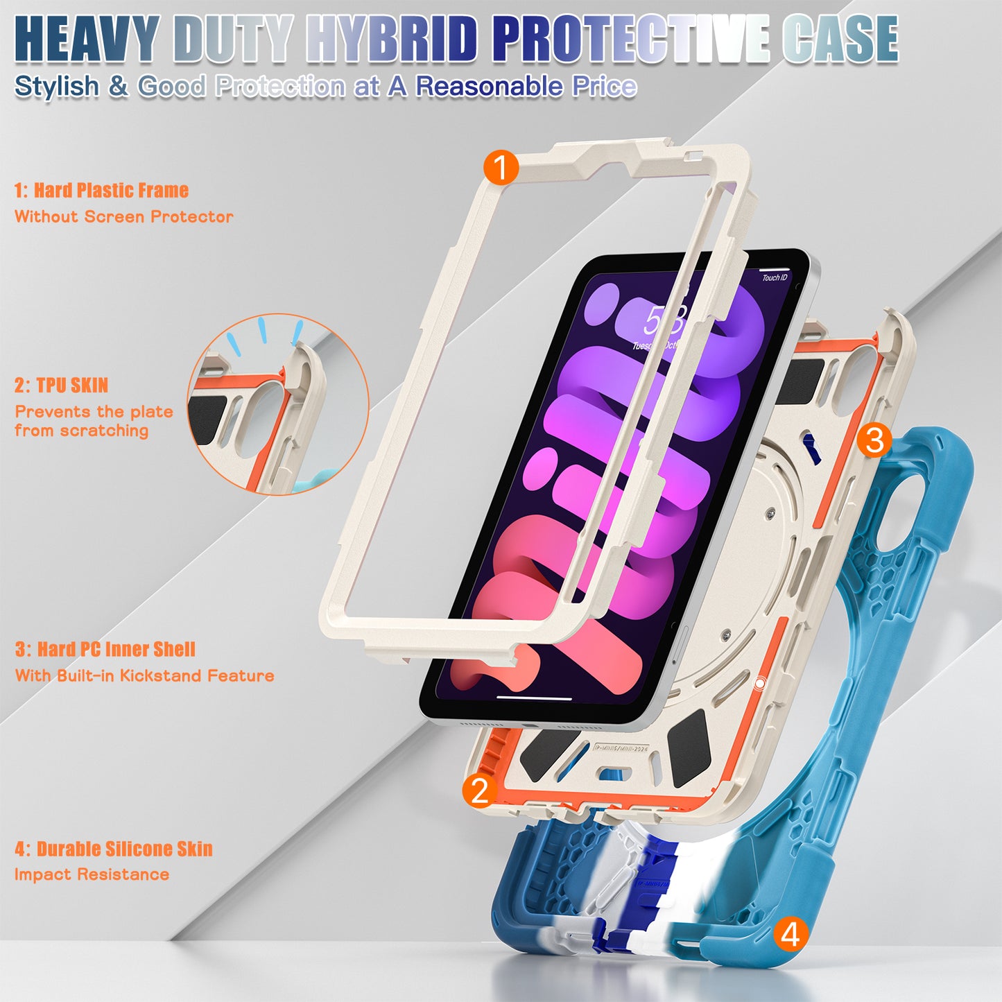 Pirate Box iPad Mini 6 Military-grade Drop Protection Cover