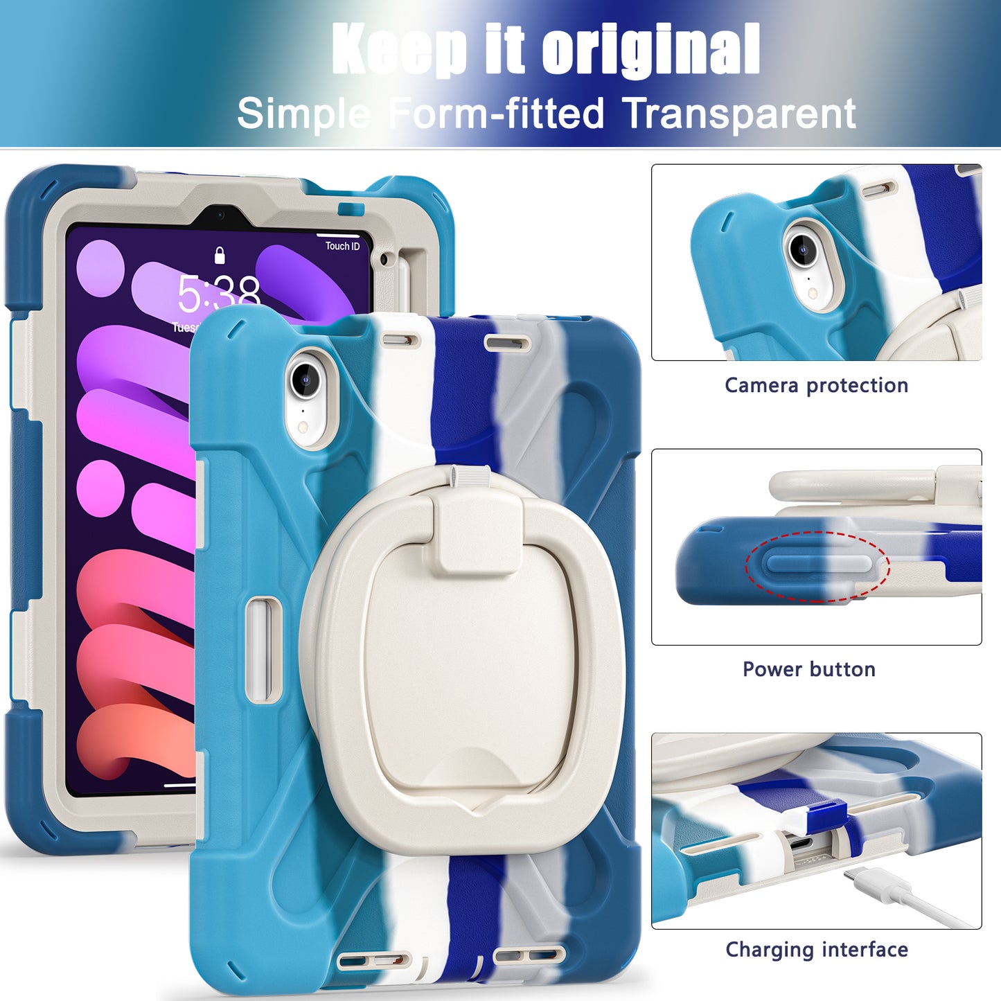 Pirate Box iPad Mini 6 Military-grade Drop Protection Cover