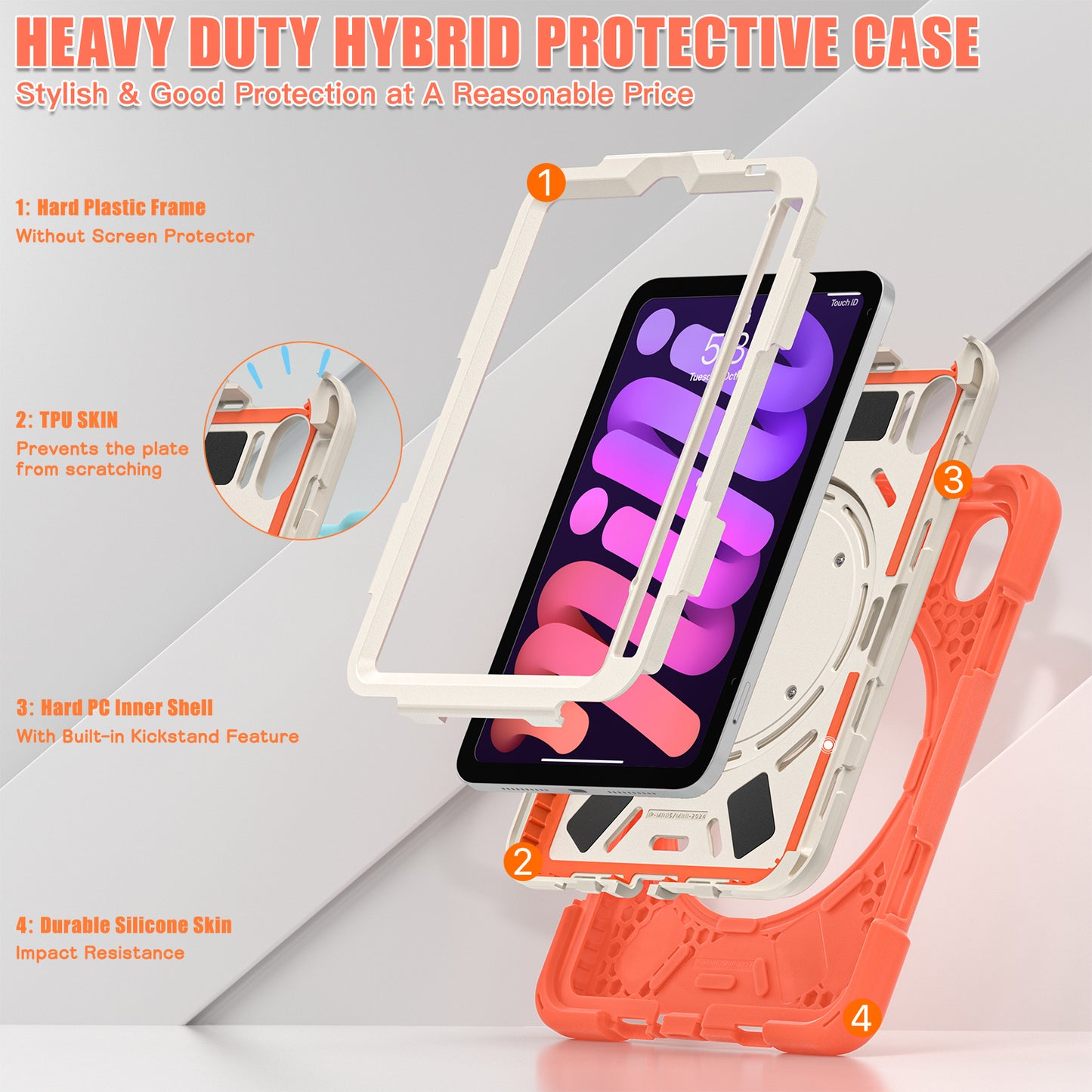 Pirate Box iPad Mini 7 Military-grade Drop Protection Cover