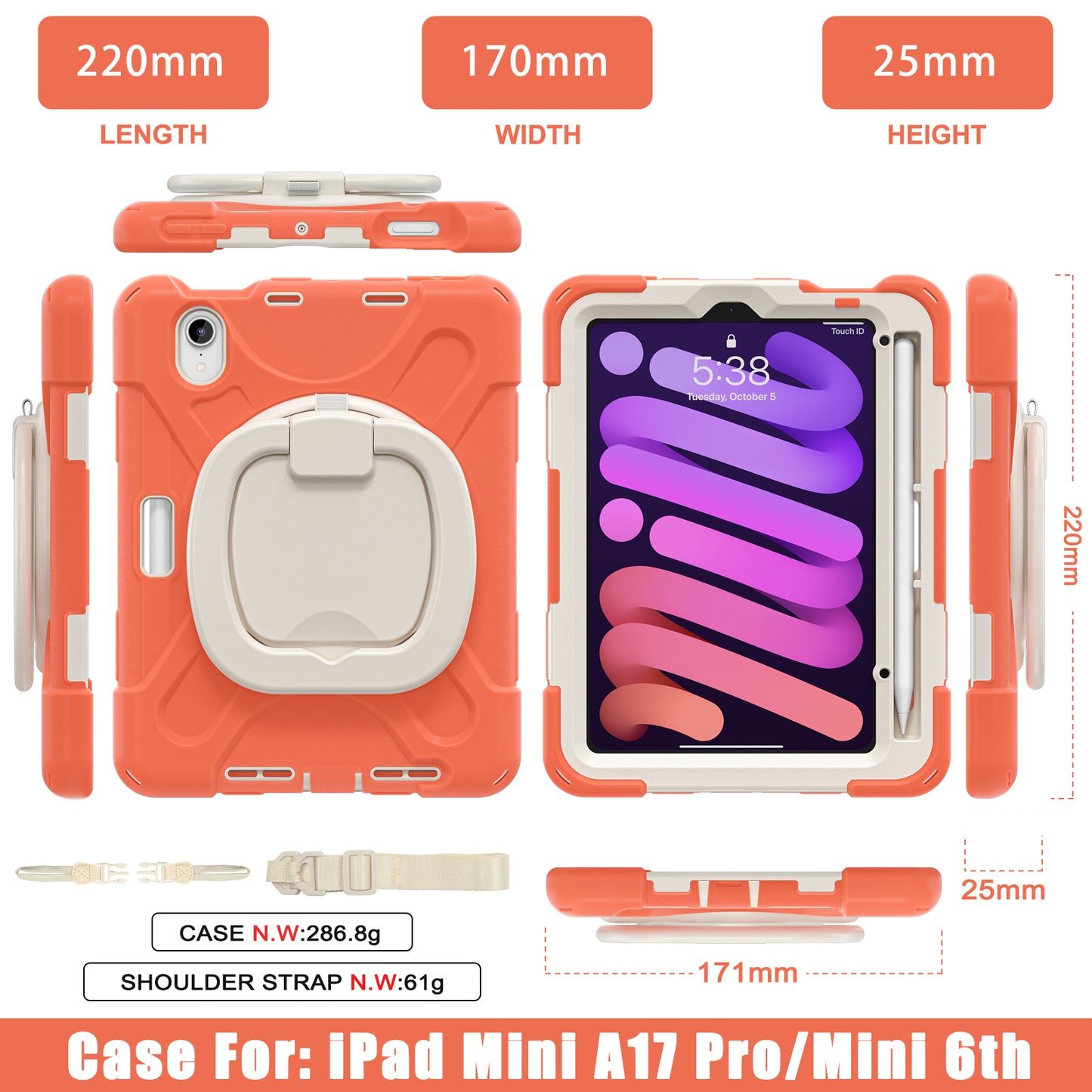 Pirate Box iPad Mini 7 Military-grade Drop Protection Cover