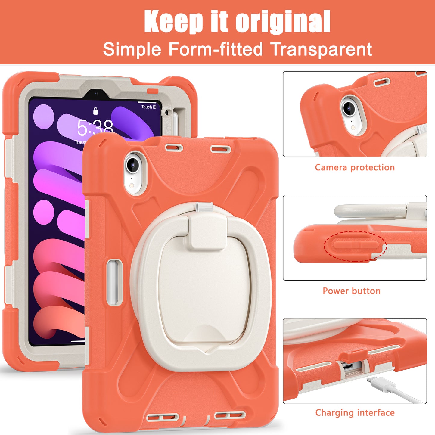 Pirate Box iPad Mini 7 Military-grade Drop Protection Cover