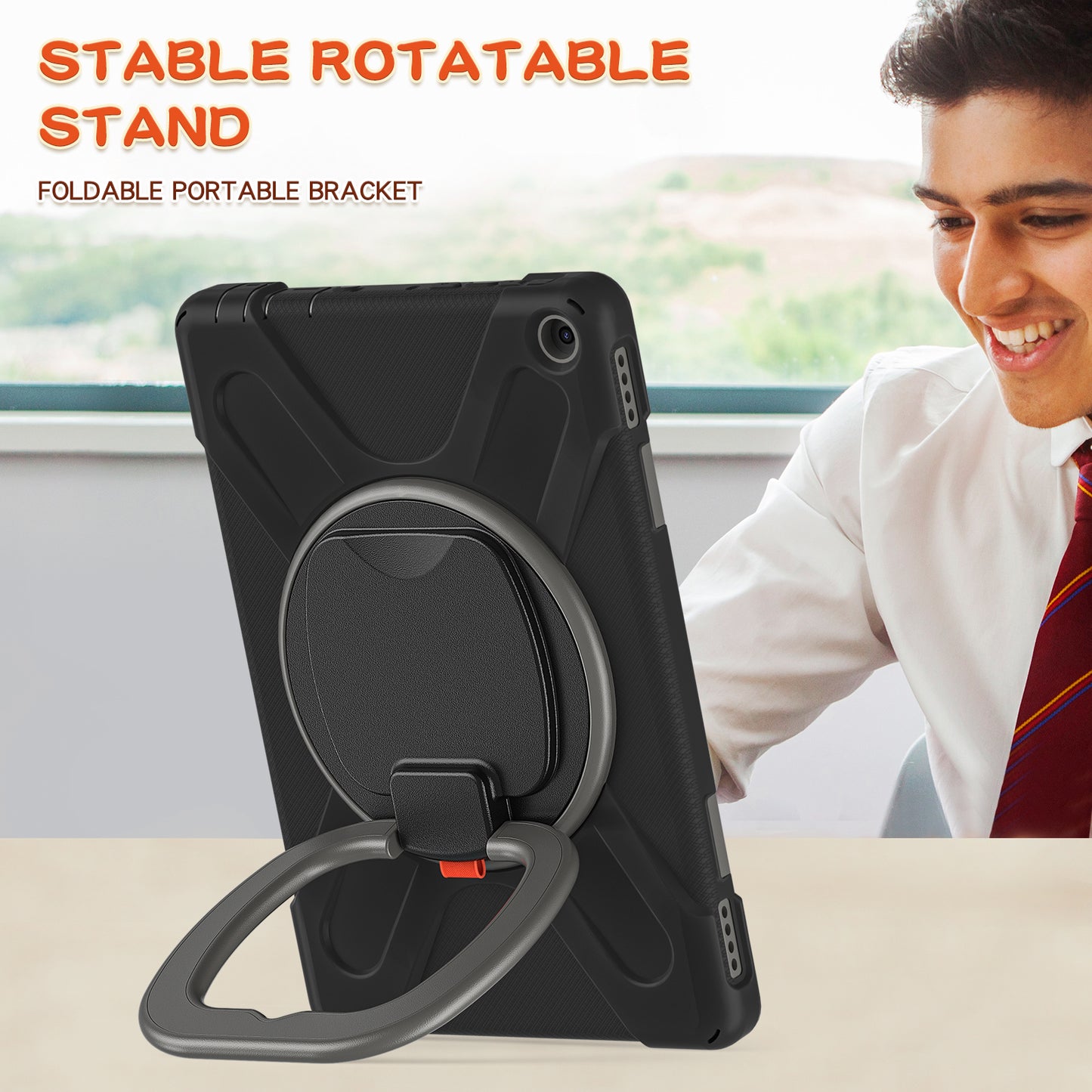 Pirate Box Kindle Fire HD10 2021 Military-grade Drop Protection Cover