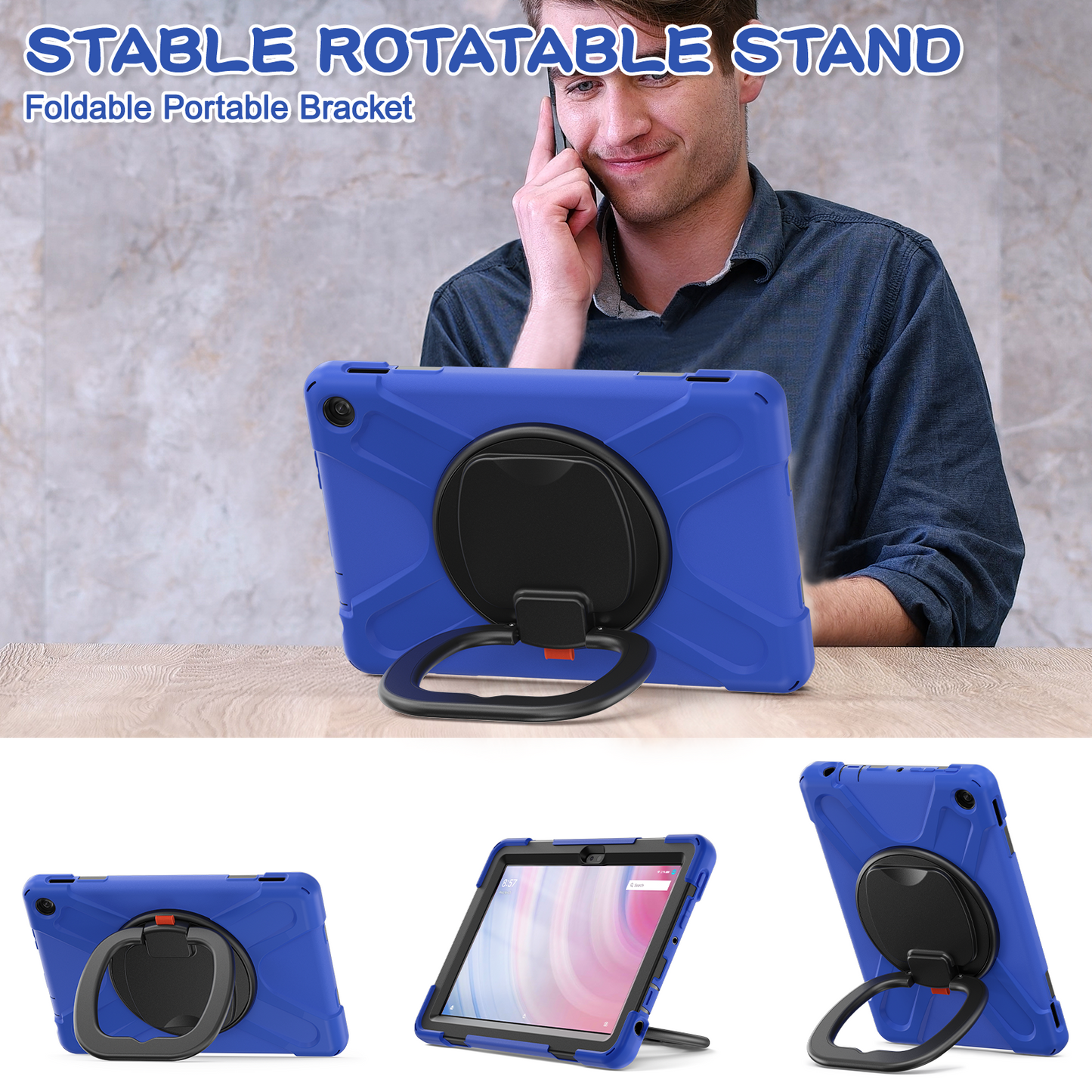 Pirate Box Kindle Fire HD10 2023 Military-grade Drop Protection Cover