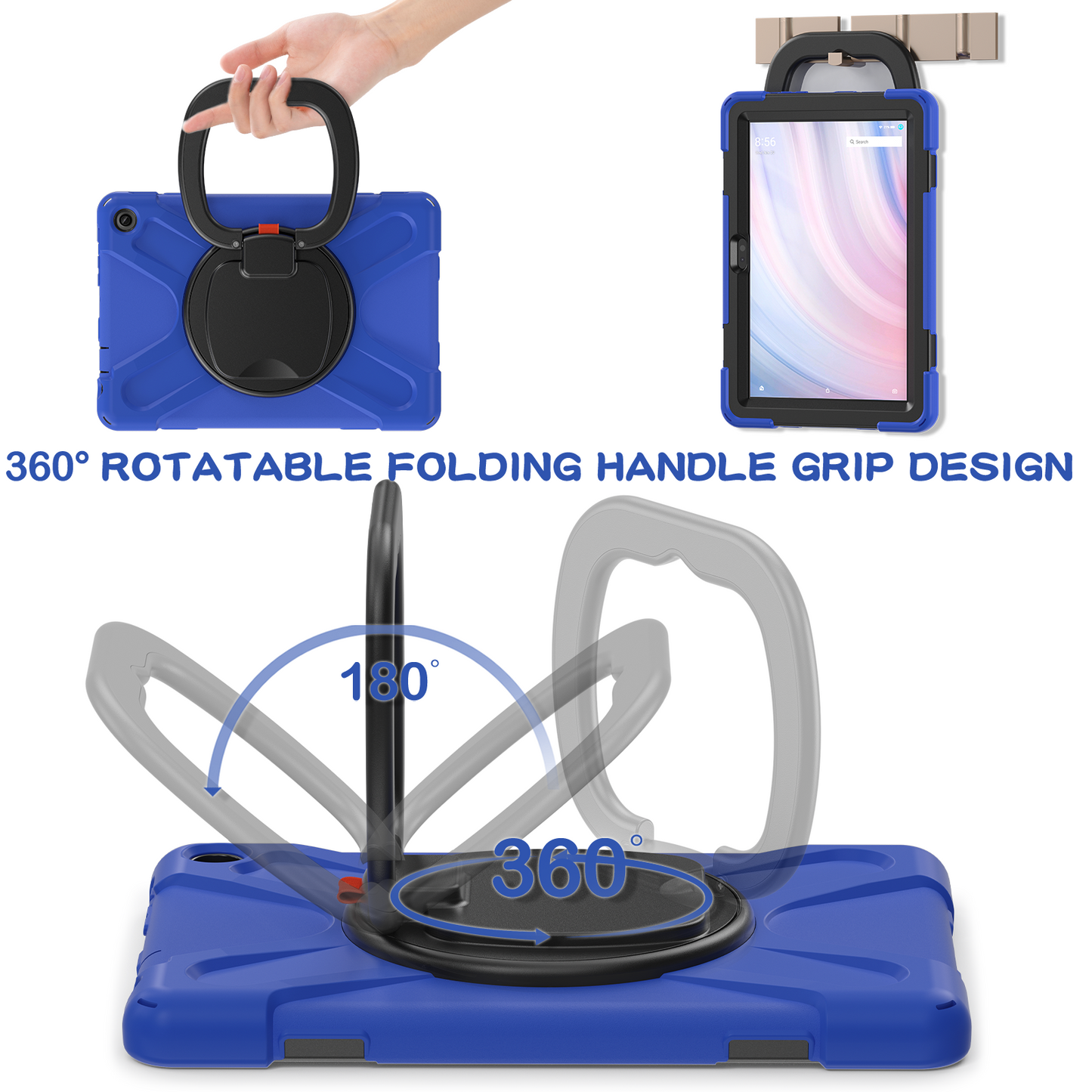 Pirate Box Kindle Fire HD10 2023 Military-grade Drop Protection Cover