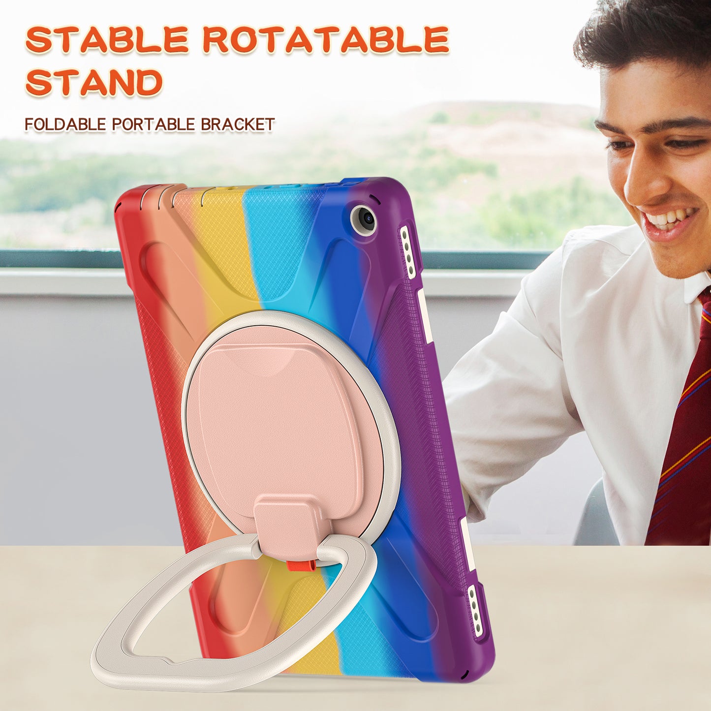 Pirate Box Kindle Fire HD10 Plus 2021 Military-grade Drop Protection Cover