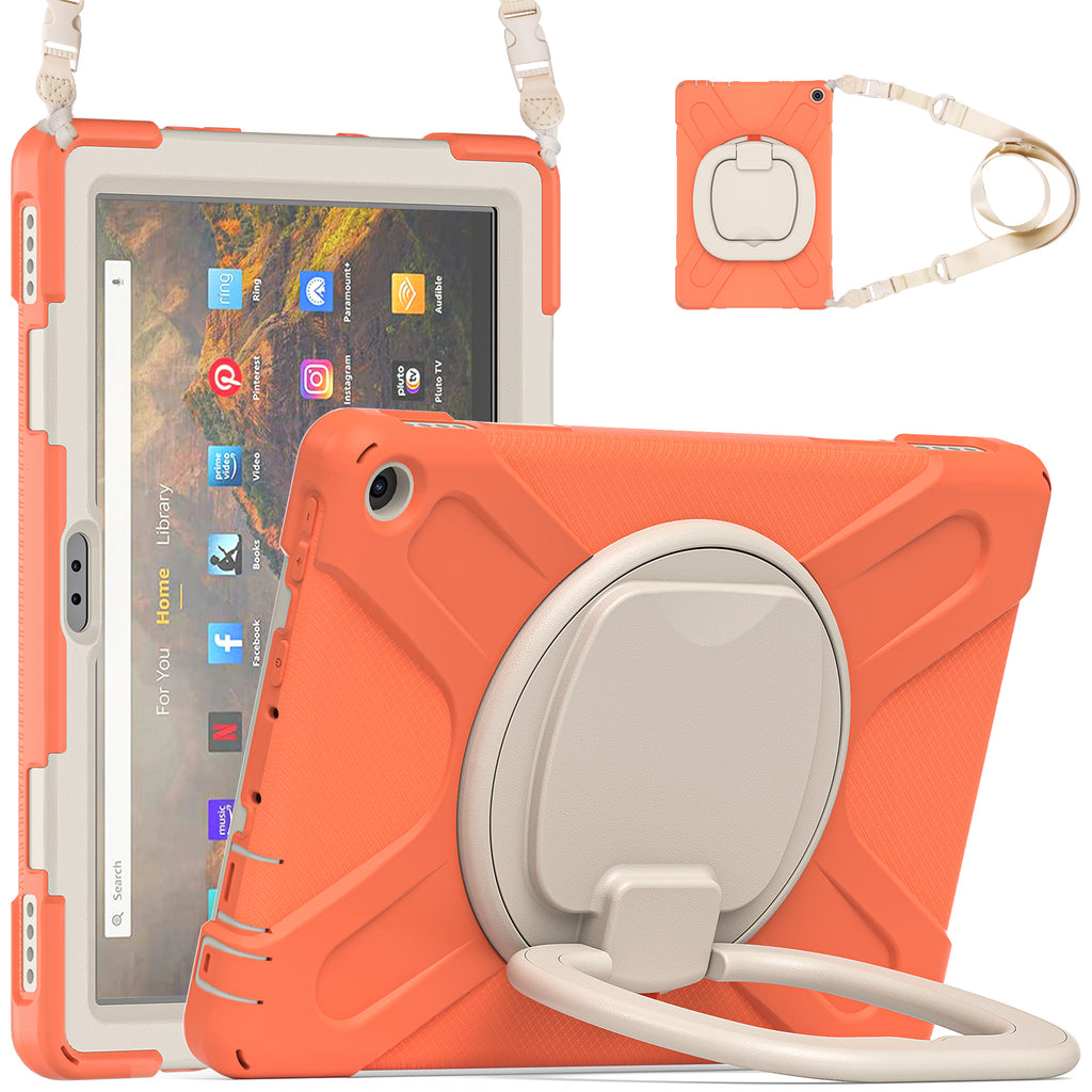 Pirate Box Kindle Fire HD10 Plus 2021 Military-grade Drop Protection Cover