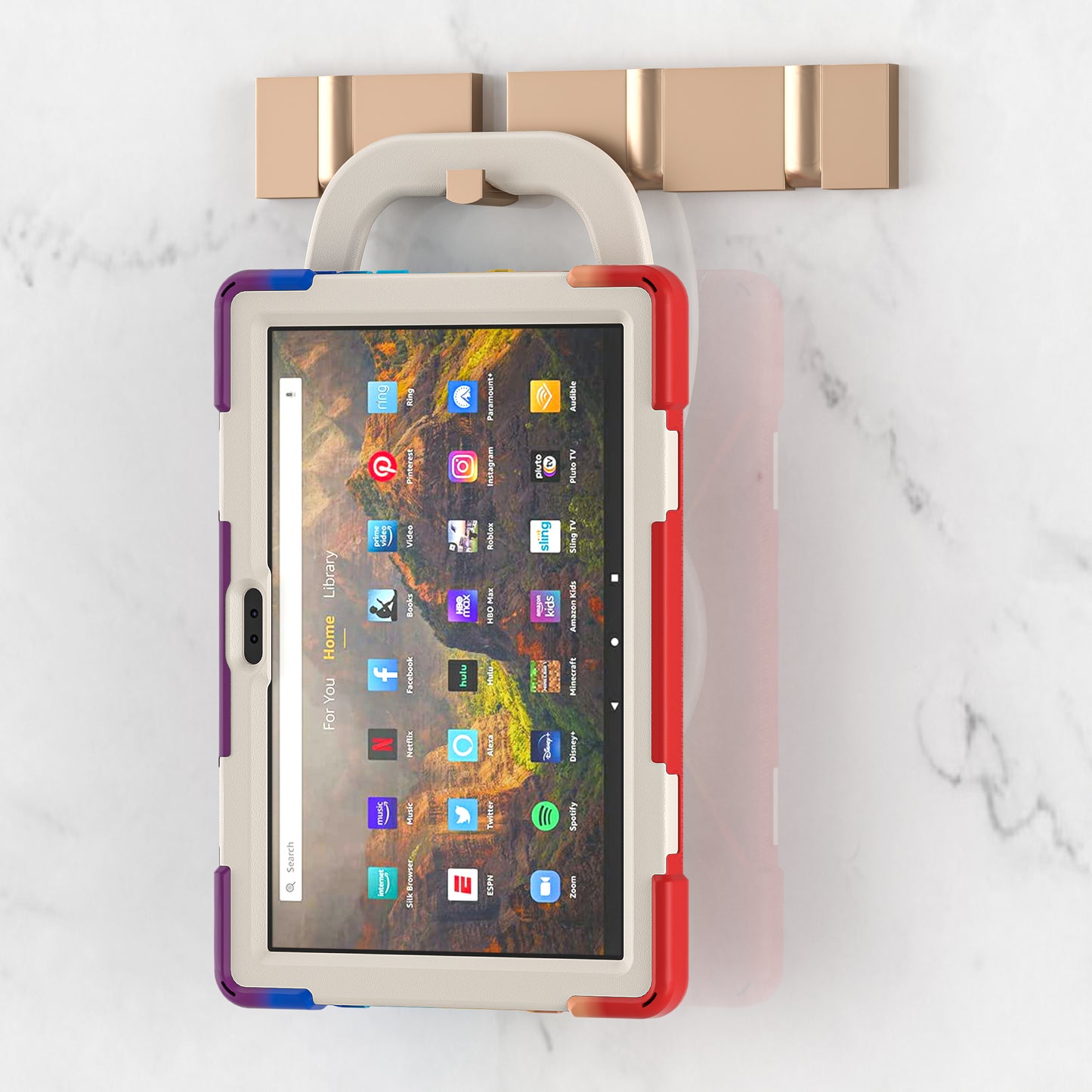 Pirate Box Kindle Fire HD10 Plus 2021 Military-grade Drop Protection Cover