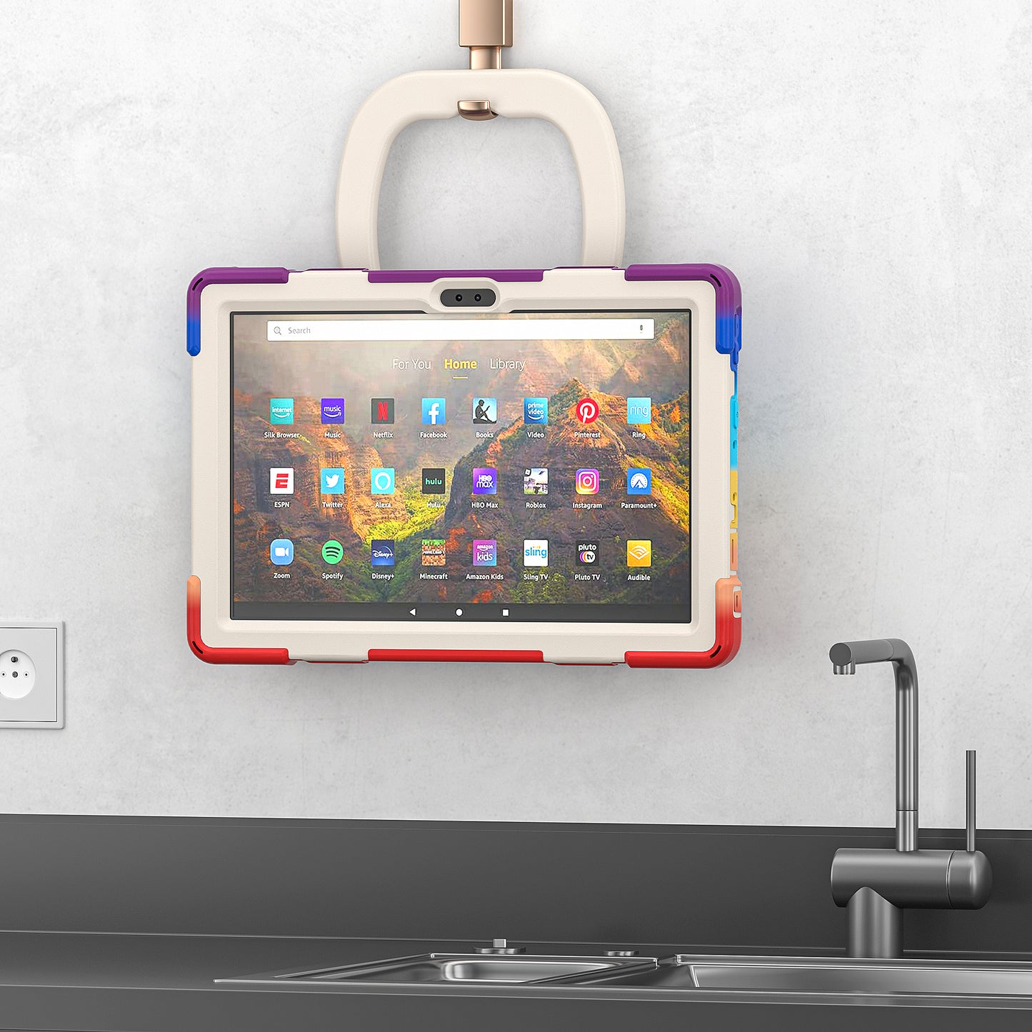 Pirate Box Kindle Fire HD10 Plus 2021 Military-grade Drop Protection Cover