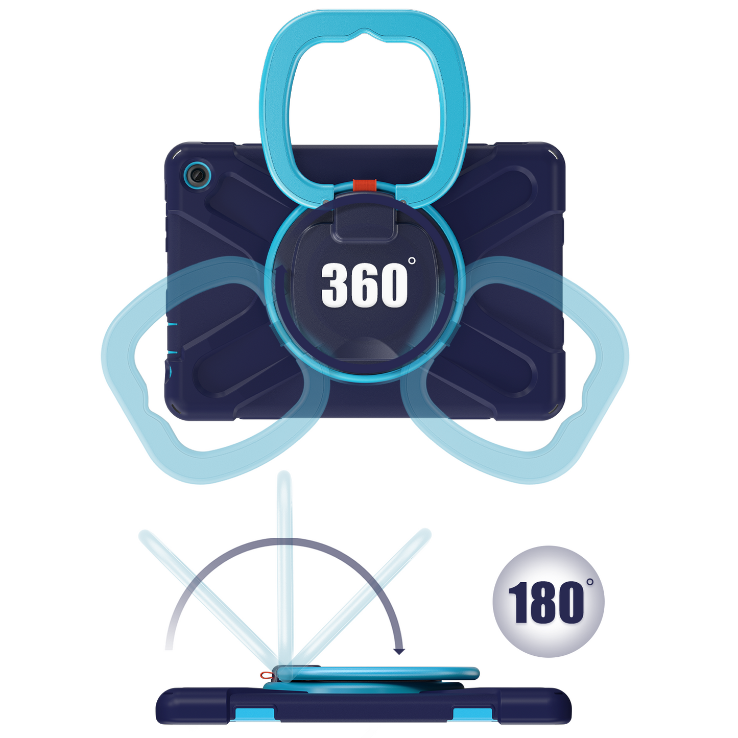 Pirate Box Kindle Fire HD10 Plus 2023 Military-grade Drop Protection Cover