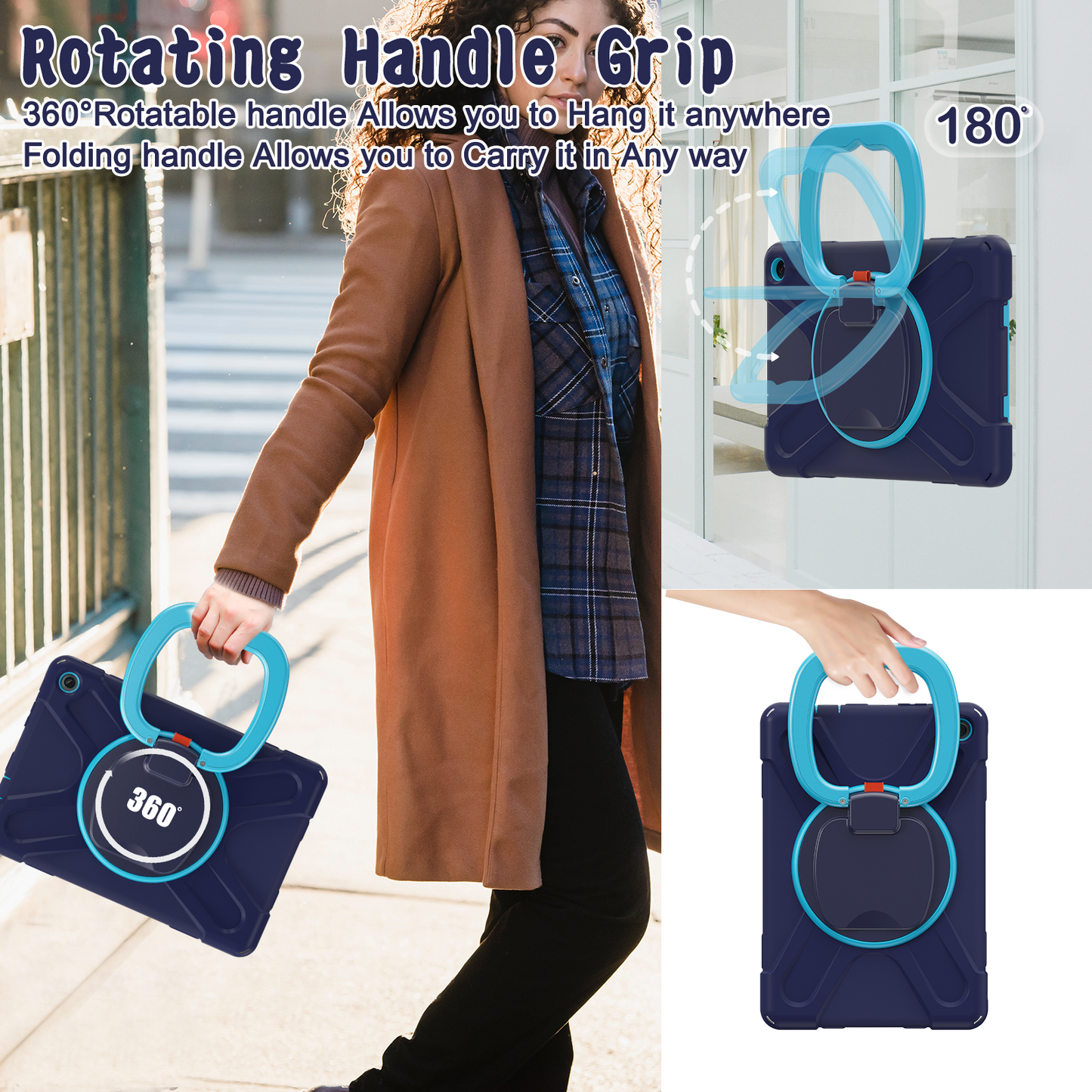 Pirate Box Kindle Fire HD10 Plus 2023 Military-grade Drop Protection Cover