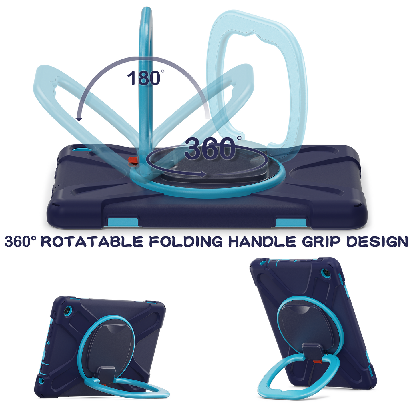 Pirate Box Kindle Fire HD10 Plus 2023 Military-grade Drop Protection Cover