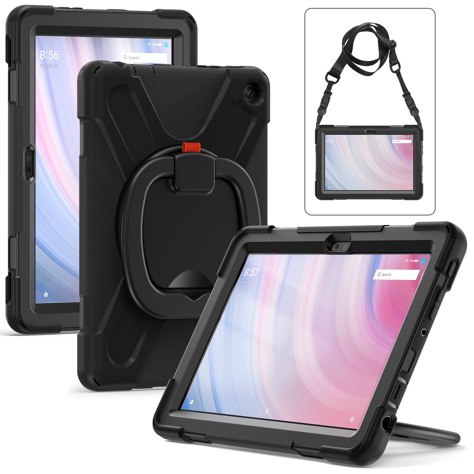 Pirate Box Kindle Fire HD10 Plus 2023 Military-grade Drop Protection Cover