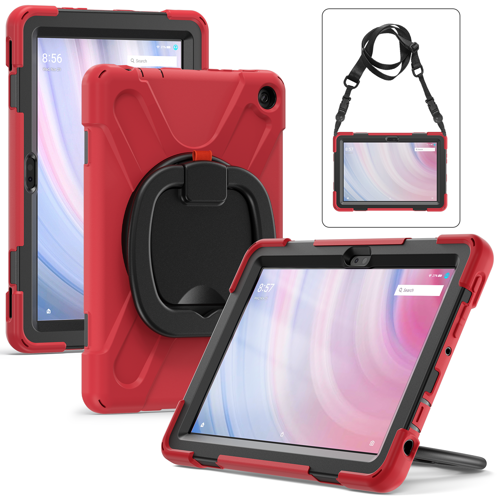 Pirate Box Kindle Fire HD10 Plus 2023 Military-grade Drop Protection Cover