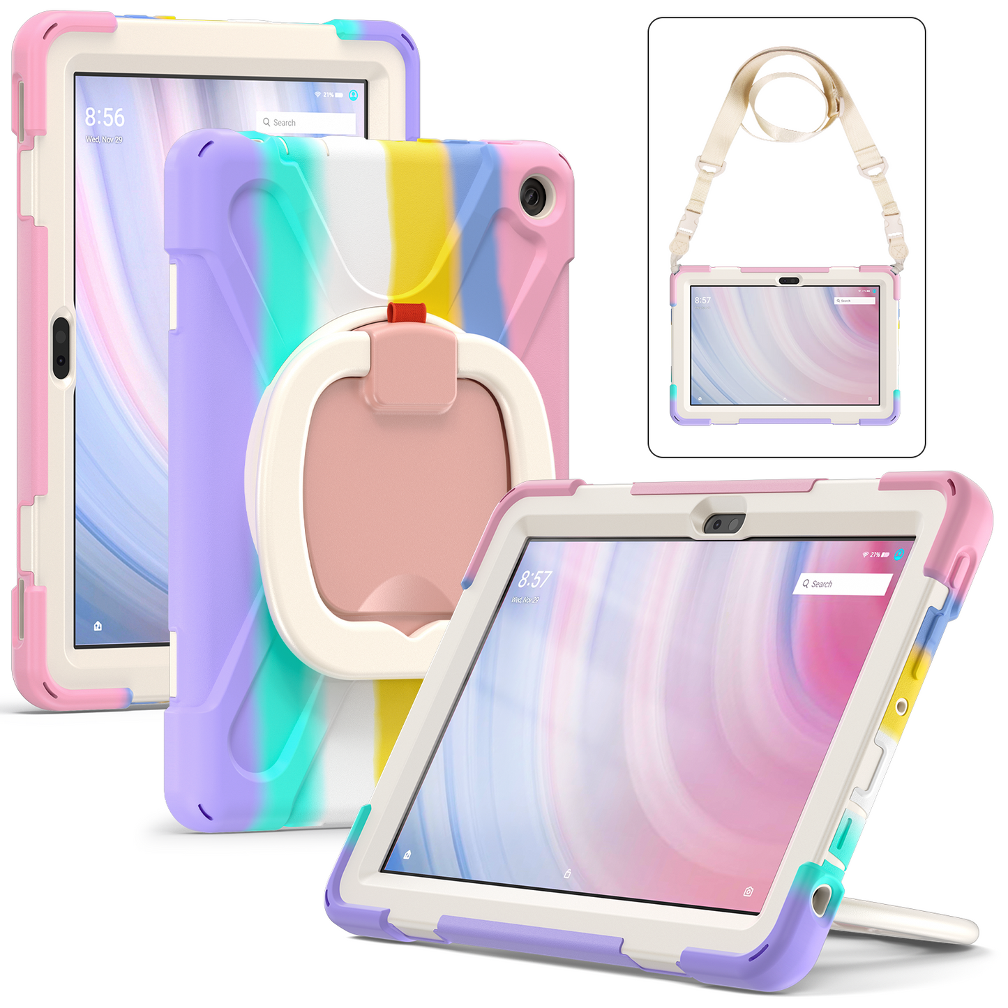 Pirate Box Kindle Fire HD10 Plus 2023 Military-grade Drop Protection Cover