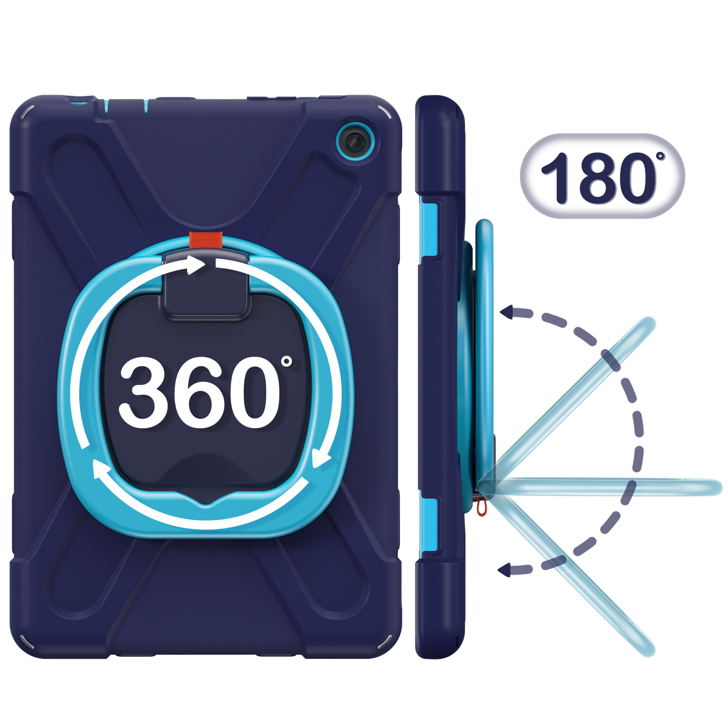 Pirate Box Kindle Fire HD10 Plus 2023 Military-grade Drop Protection Cover