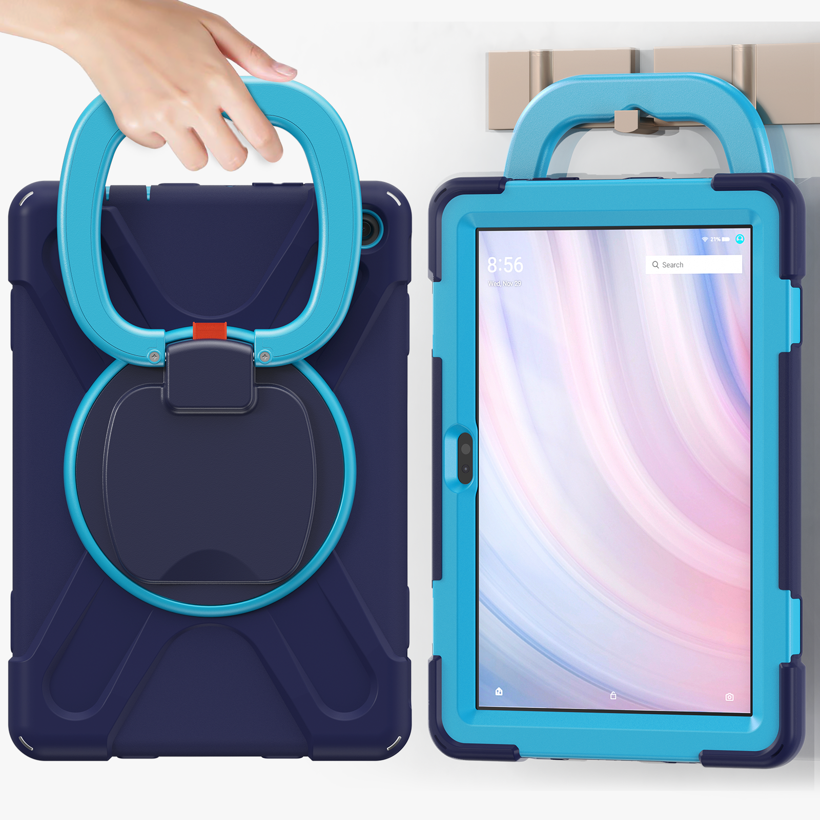 Pirate Box Kindle Fire HD10 Plus 2023 Military-grade Drop Protection Cover