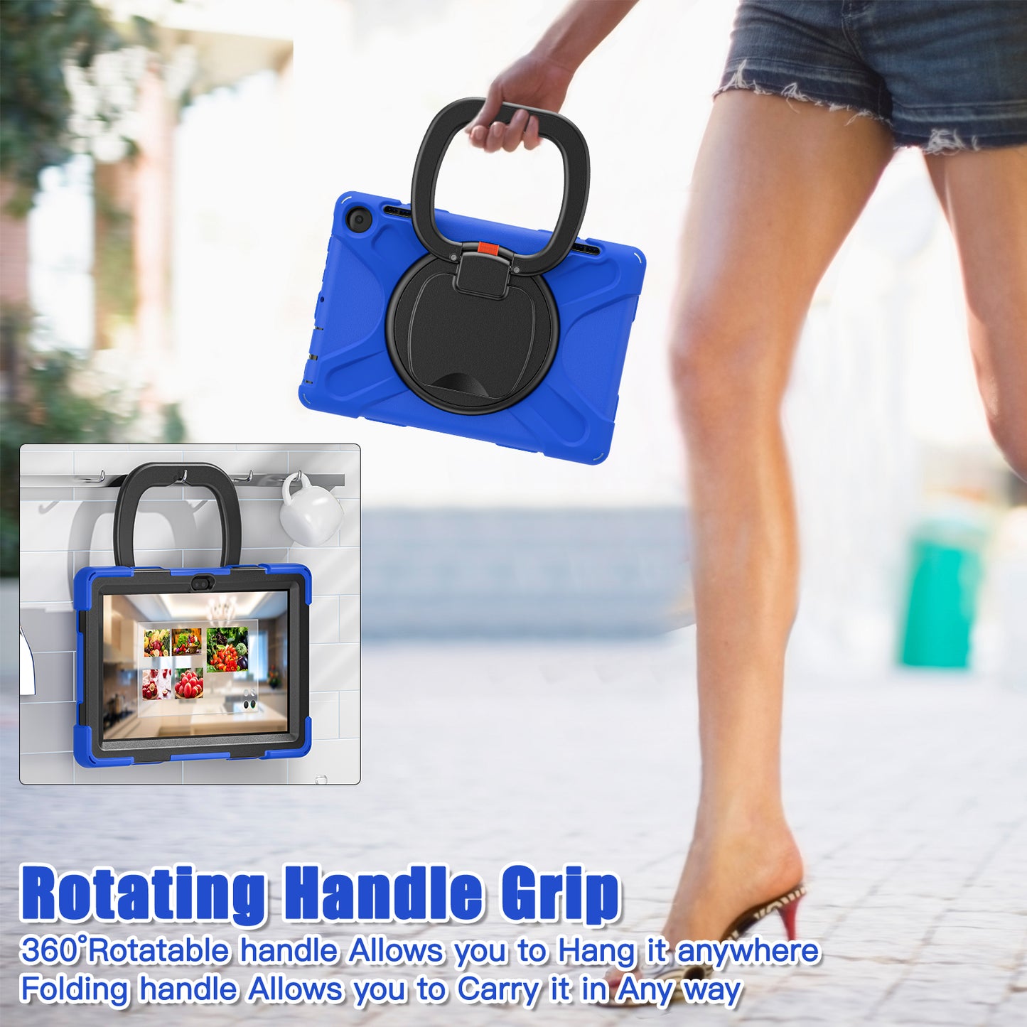 Pirate Box Kindle Fire HD8 2022 Military-grade Drop Protection Cover