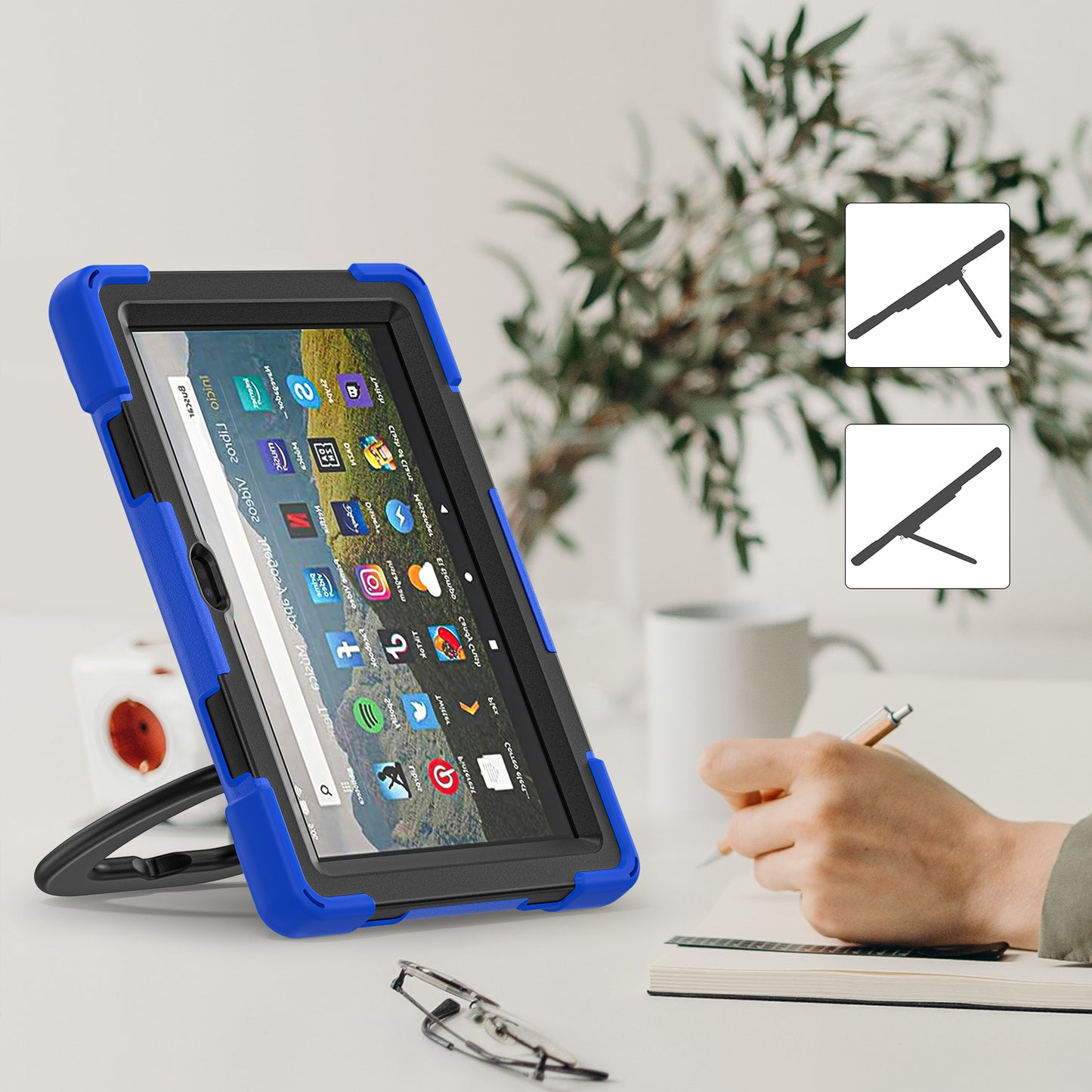 Pirate Box Kindle Fire HD8 2022 Military-grade Drop Protection Cover