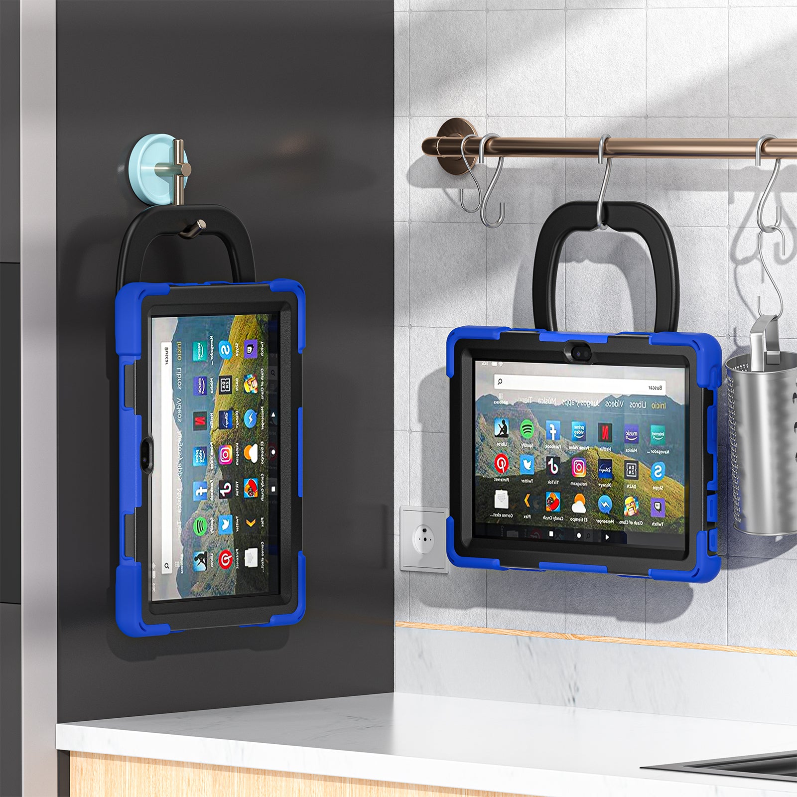 Pirate Box Kindle Fire HD8 2022 Military-grade Drop Protection Cover