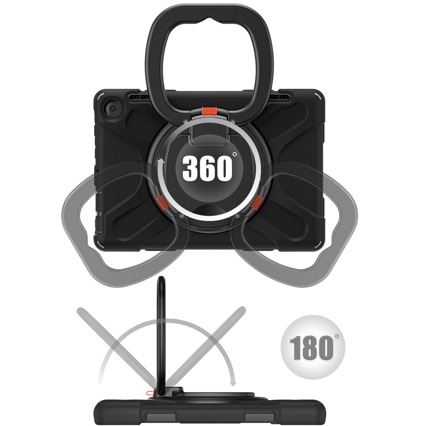 Pirate Box Kindle Fire HD8 2024 Military-grade Drop Protection Cover