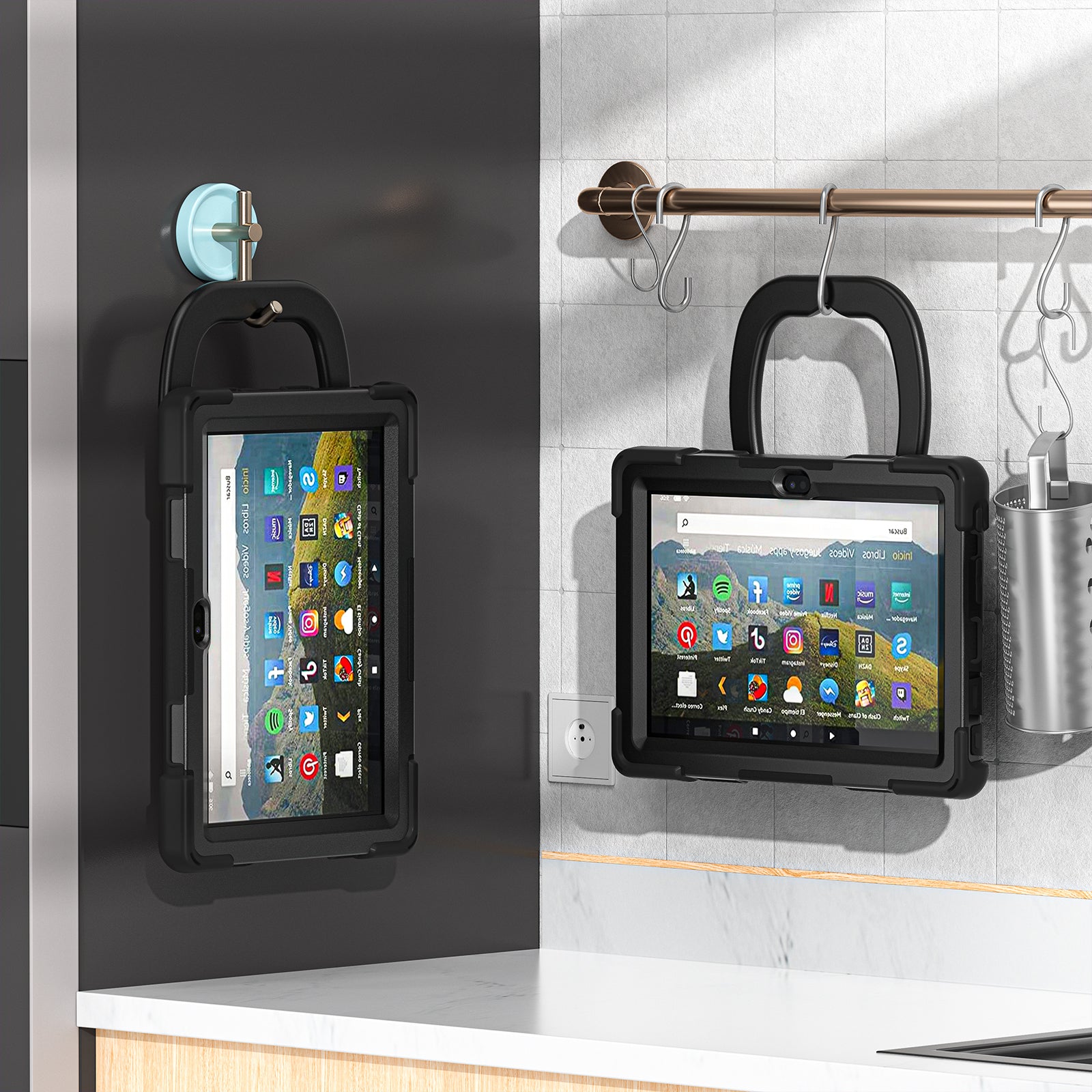 Pirate Box Kindle Fire HD8 2024 Military-grade Drop Protection Cover