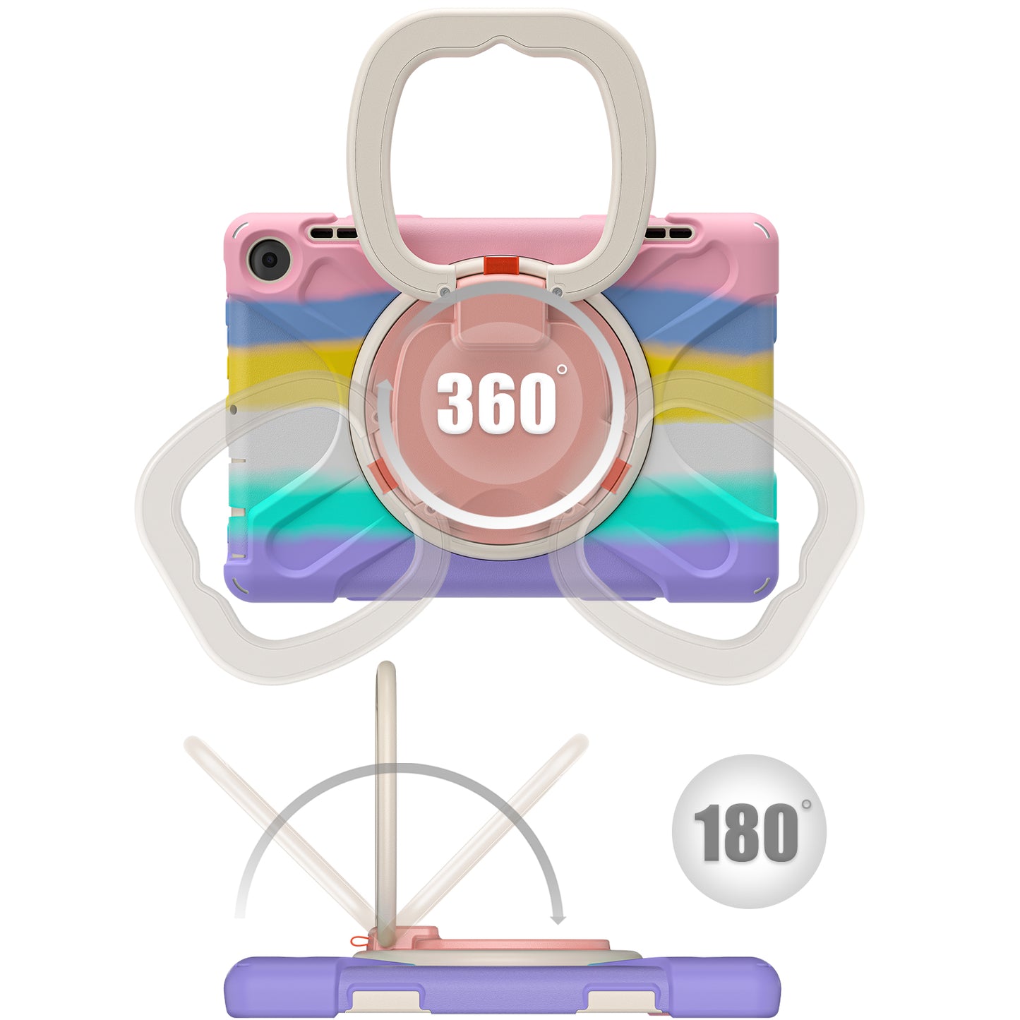 Pirate Box Kindle Fire HD8 Plus 2022 Military-grade Drop Protection Cover