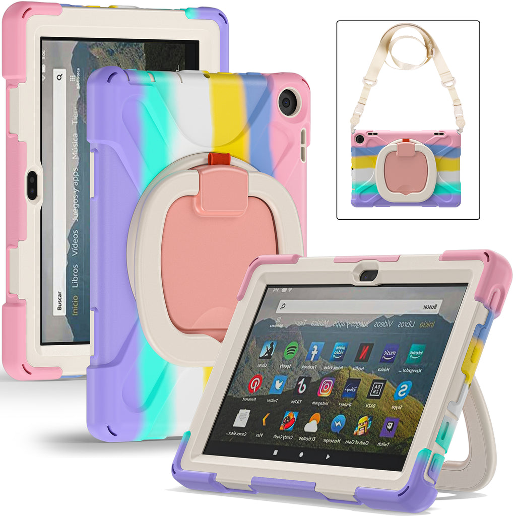 Pirate Box Kindle Fire HD8 Plus 2024 Military-grade Drop Protection Cover