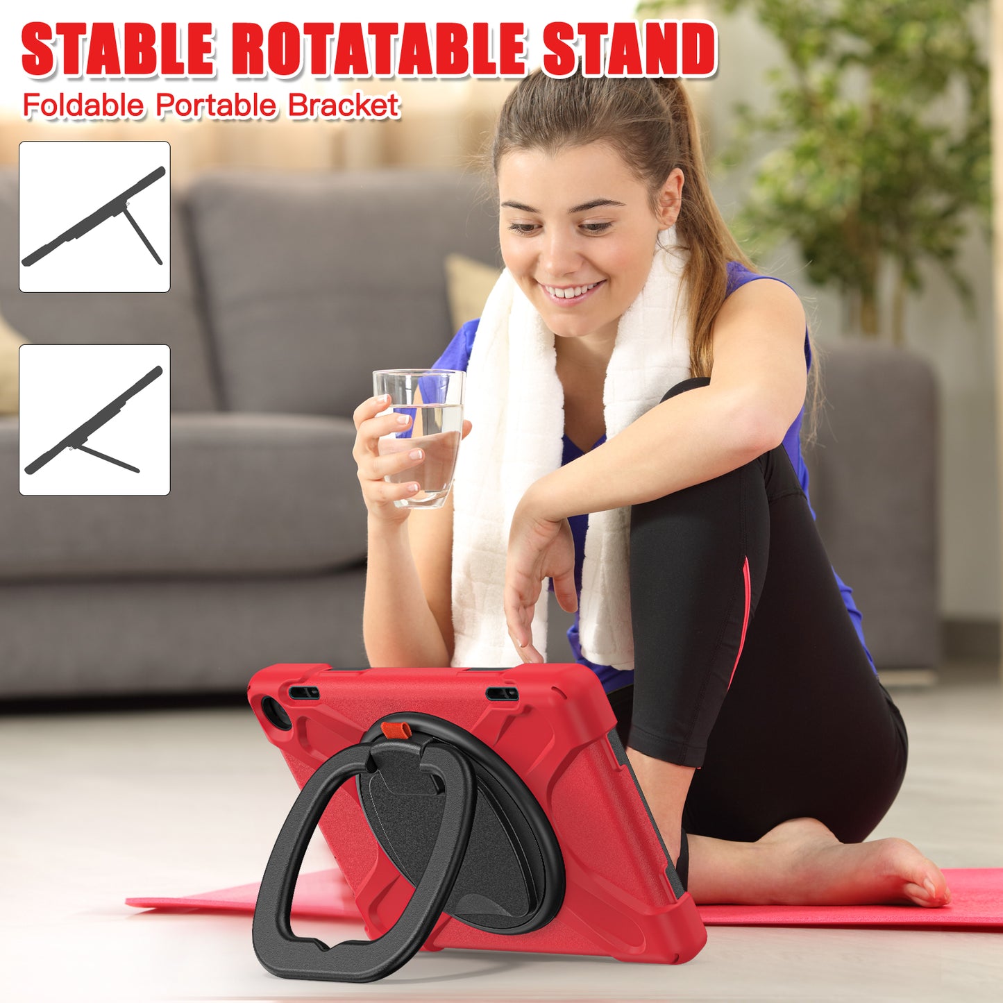 Pirate Box Kindle Fire HD8 Plus 2024 Military-grade Drop Protection Cover