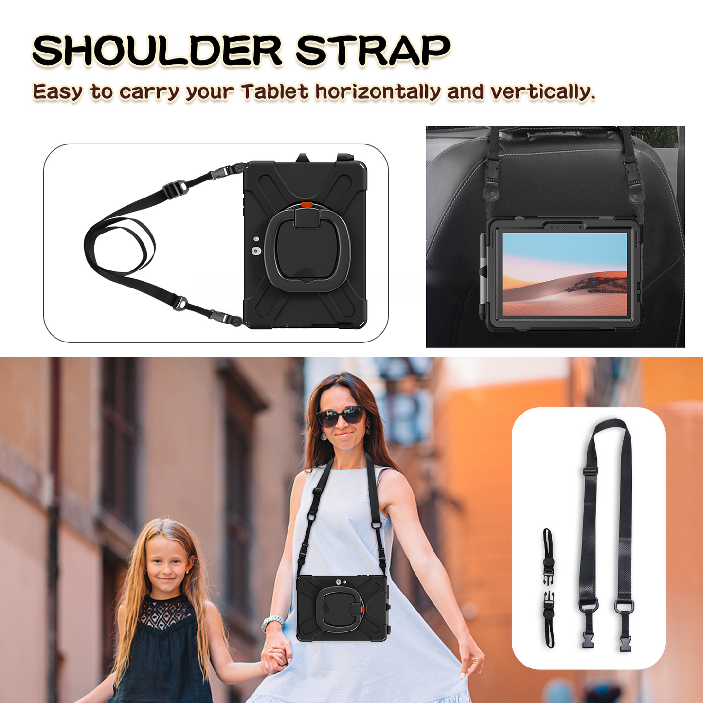 Pirate Box Surface Go 2018 Military-grade Drop Protection Cover