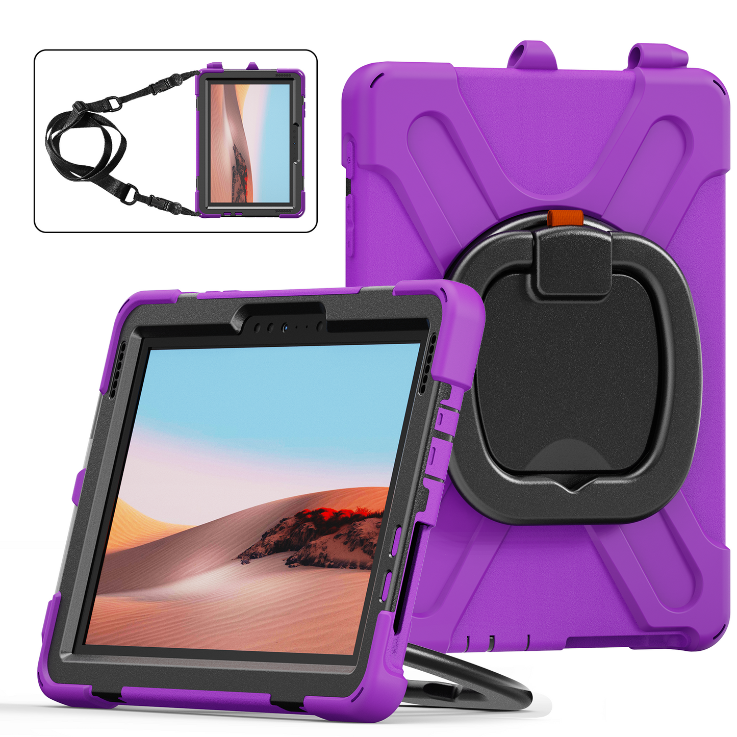 Pirate Box Surface Go 2018 Military-grade Drop Protection Cover