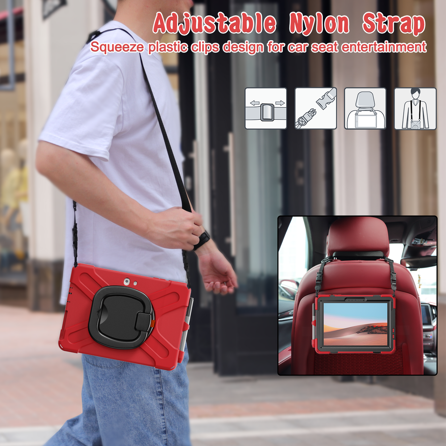 Pirate Box Surface Go 2020 Military-grade Drop Protection Cover