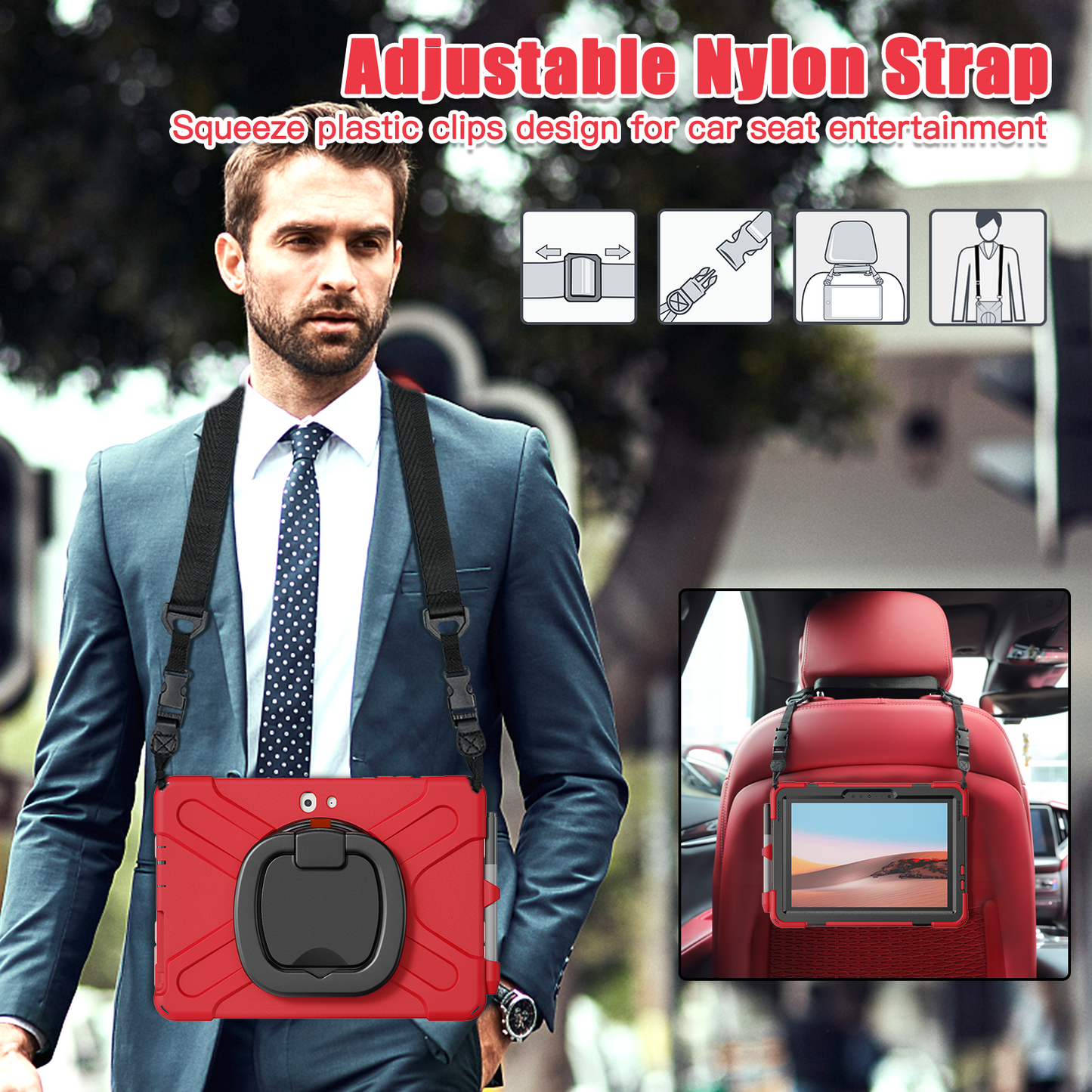 Pirate Box Surface Go 2020 Military-grade Drop Protection Cover