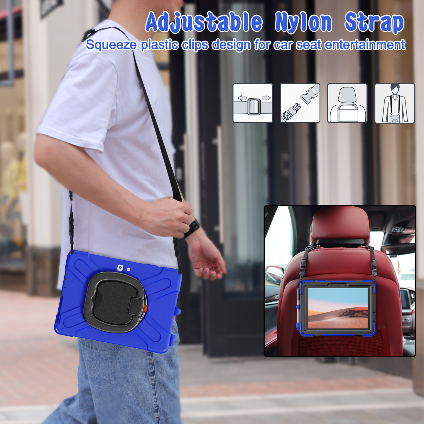 Pirate Box Surface Go 2021 Military-grade Drop Protection Cover